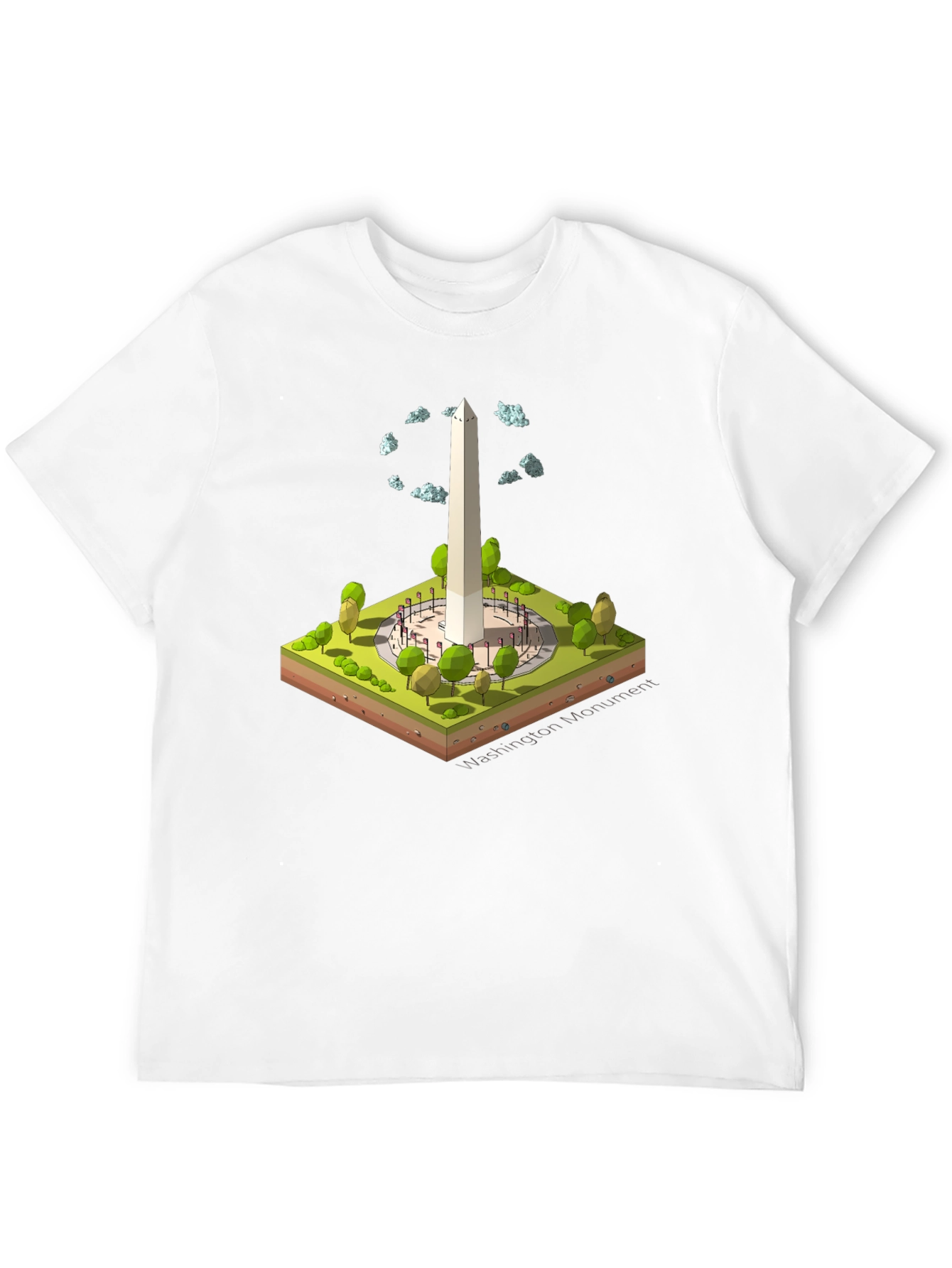 Washington Monument Isometric T-Shirt