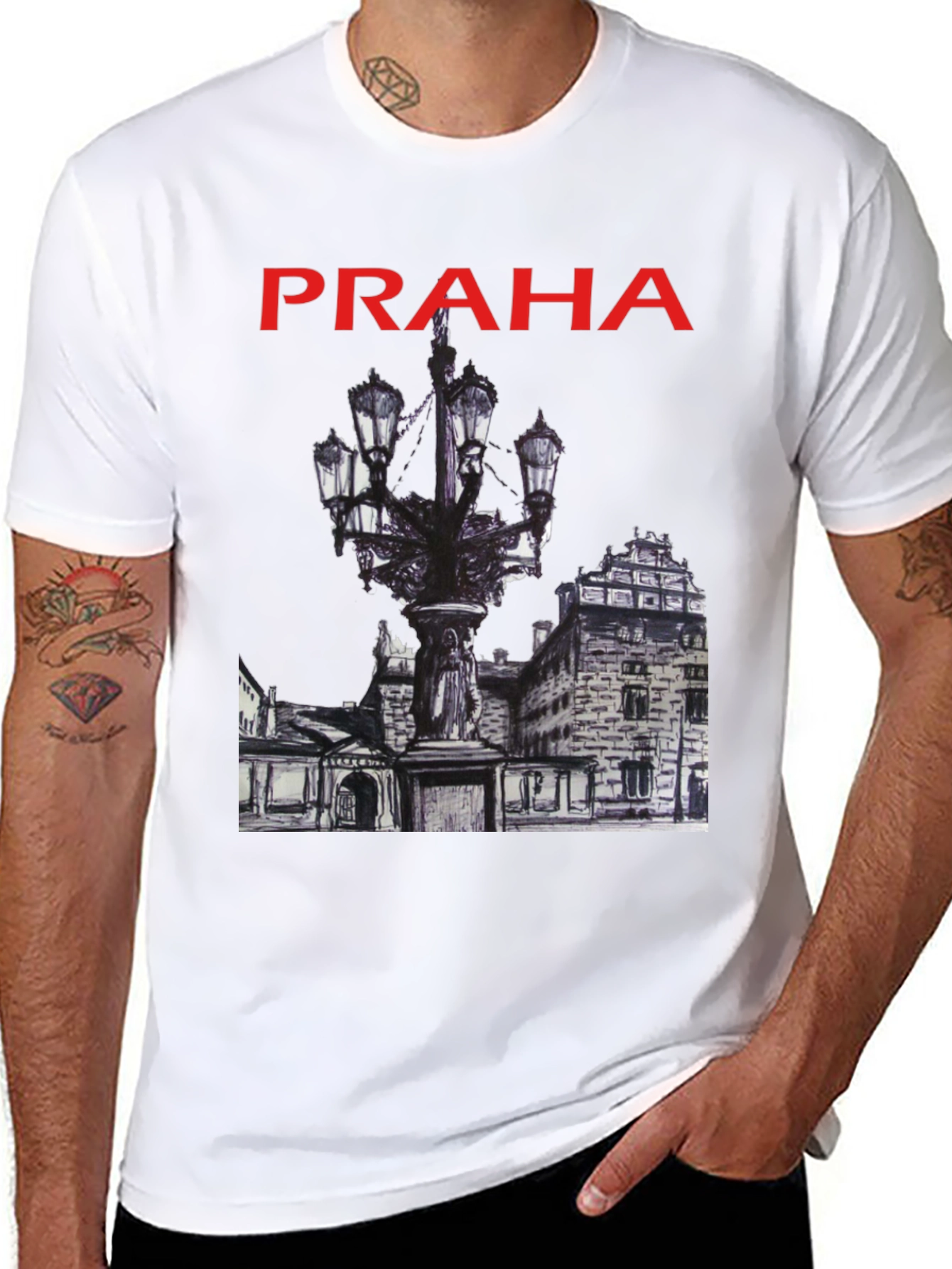 Prague Graphic Print T-Shirt