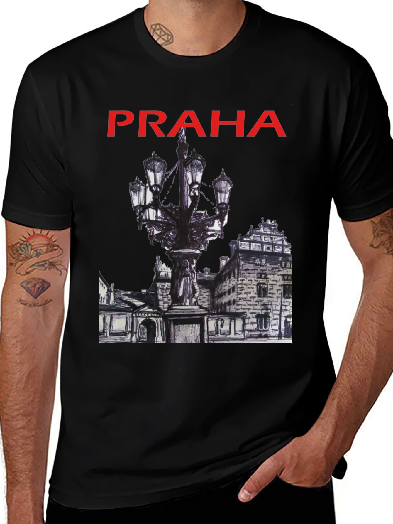 Prague Graphic Print T-Shirt