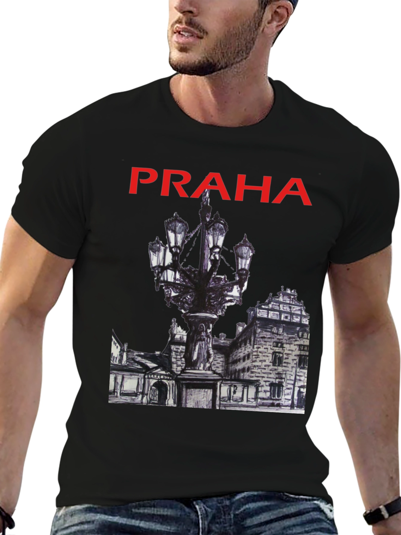 Prague Graphic Print T-Shirt