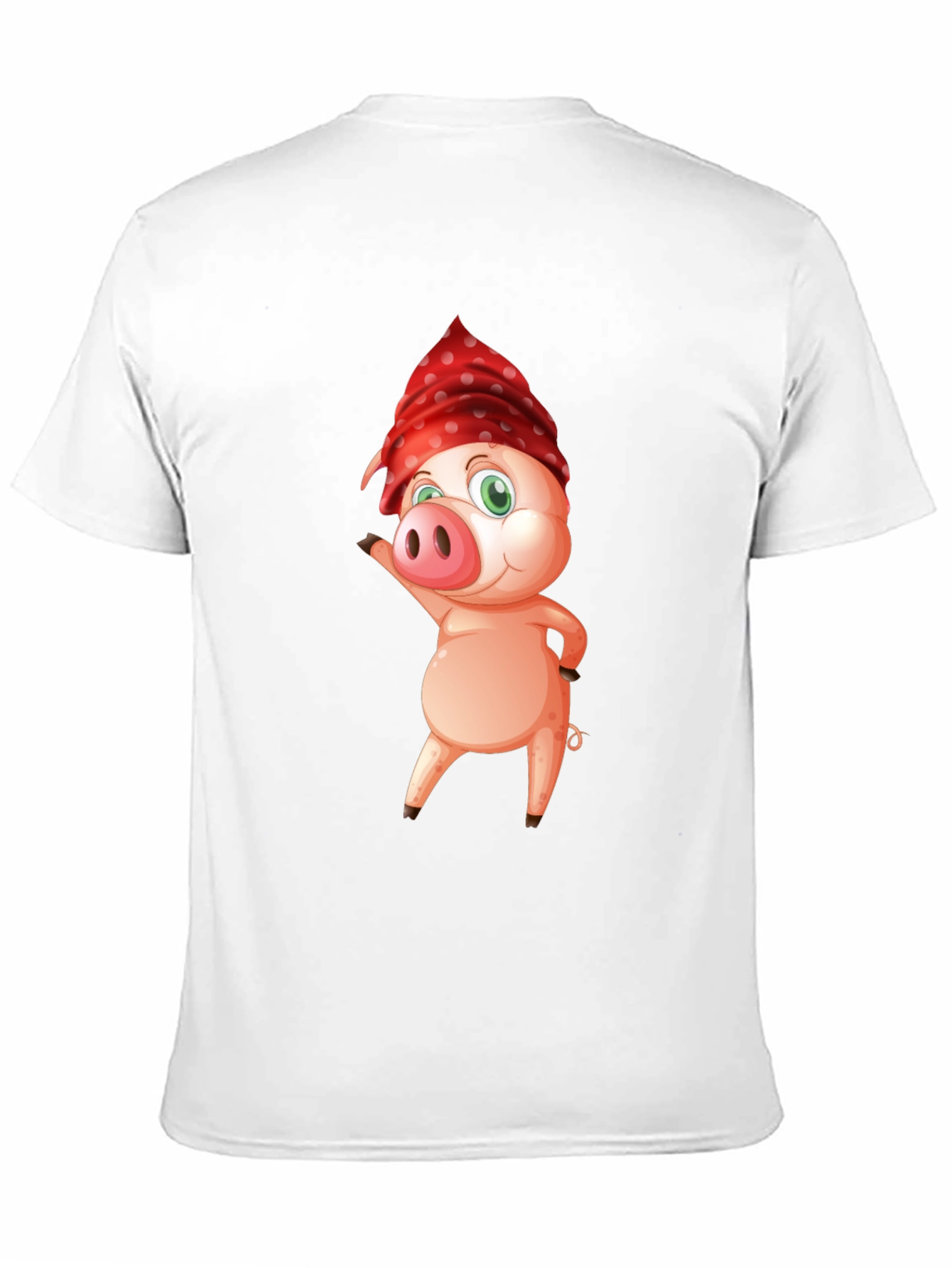 Pig with Bandana Graphic Tee - Cool & Comfy