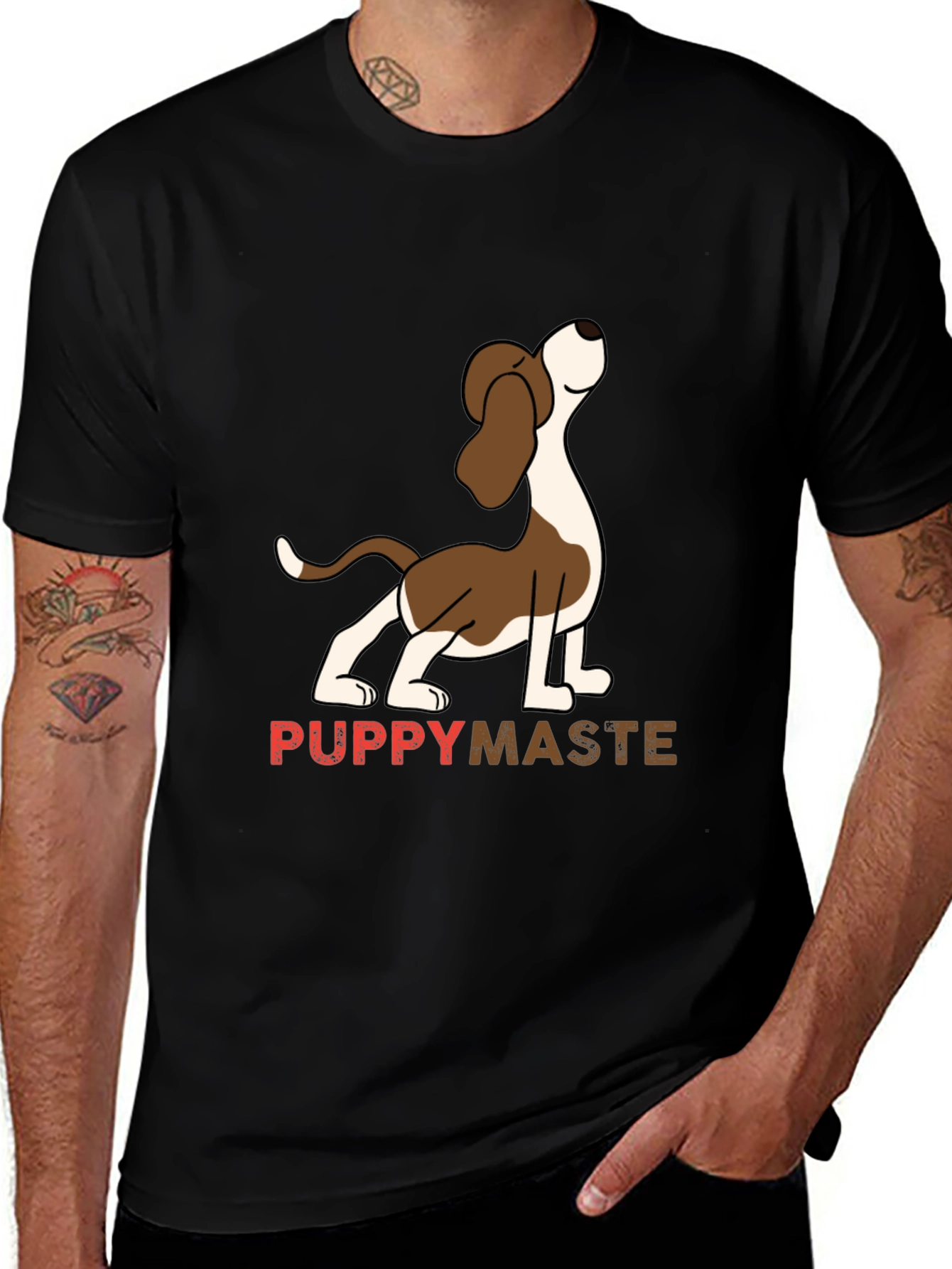 Puppy Master Black T-Shirt