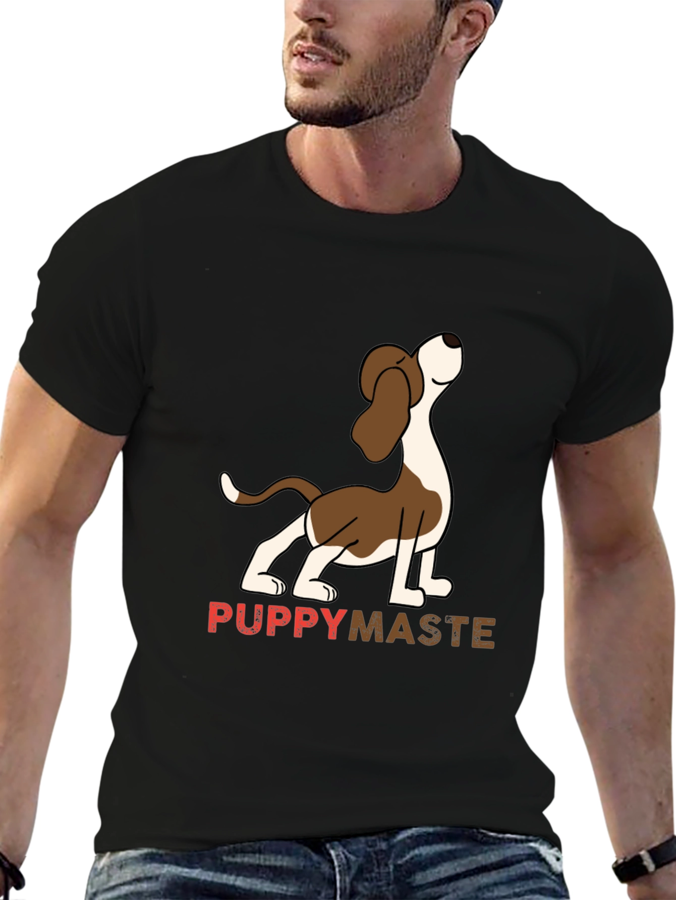 Puppy Master Black T-Shirt