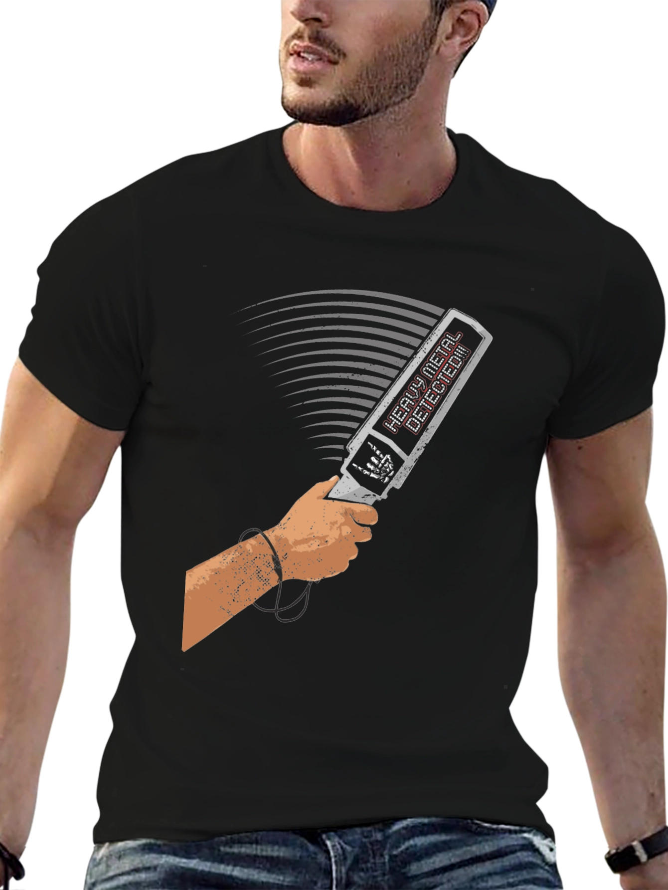 Heavy Metal Detector Graphic Tee