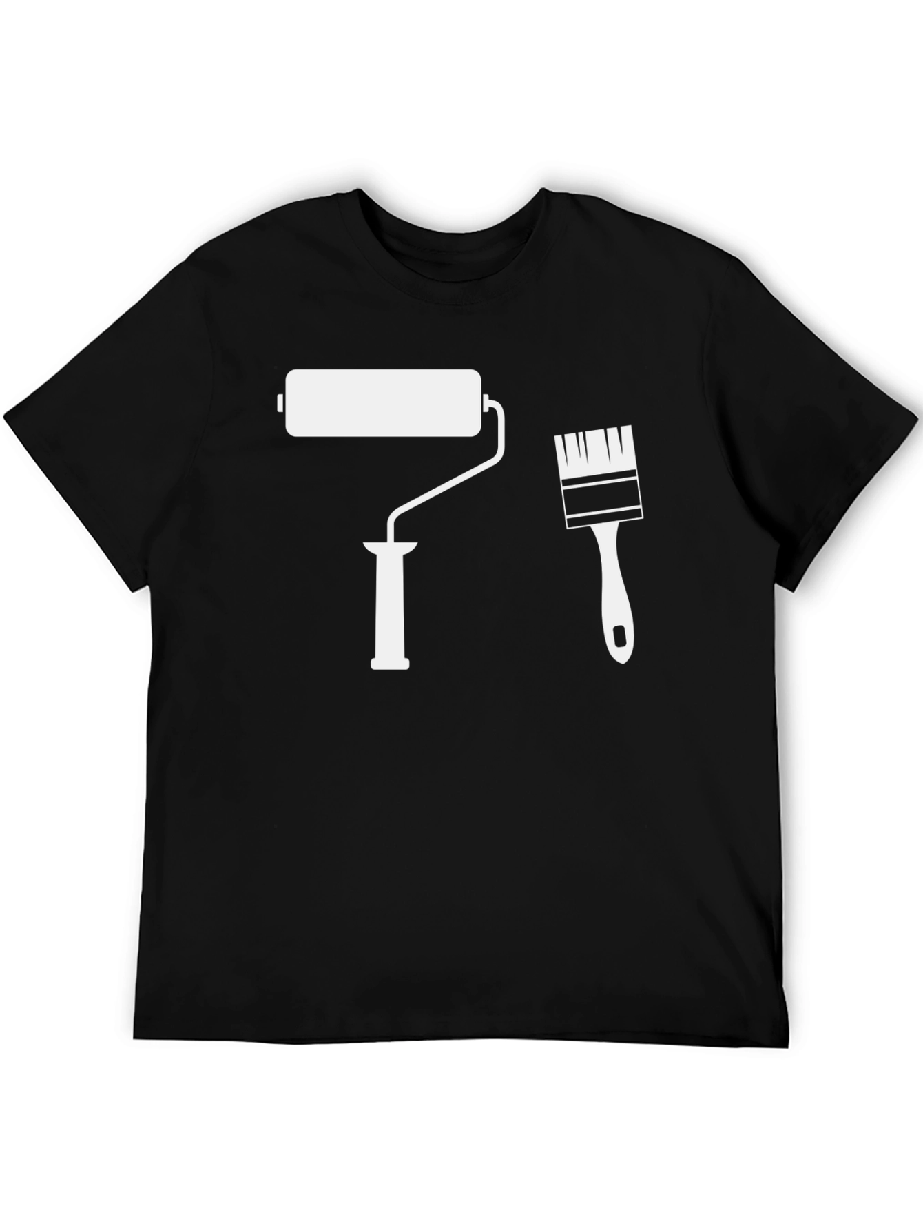 Painter T-Shirt - Brush and Roller Design