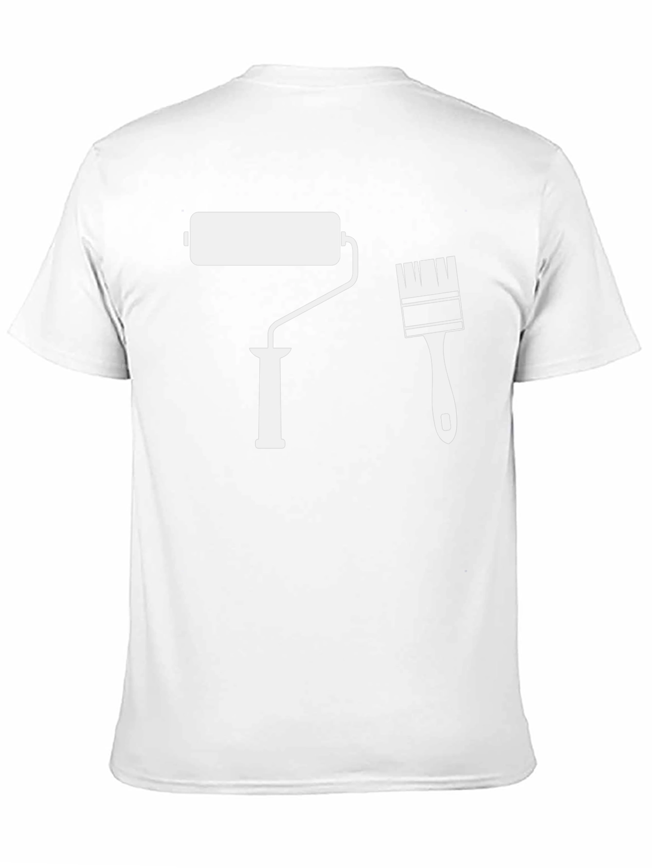 Painter T-Shirt - Brush and Roller Design
