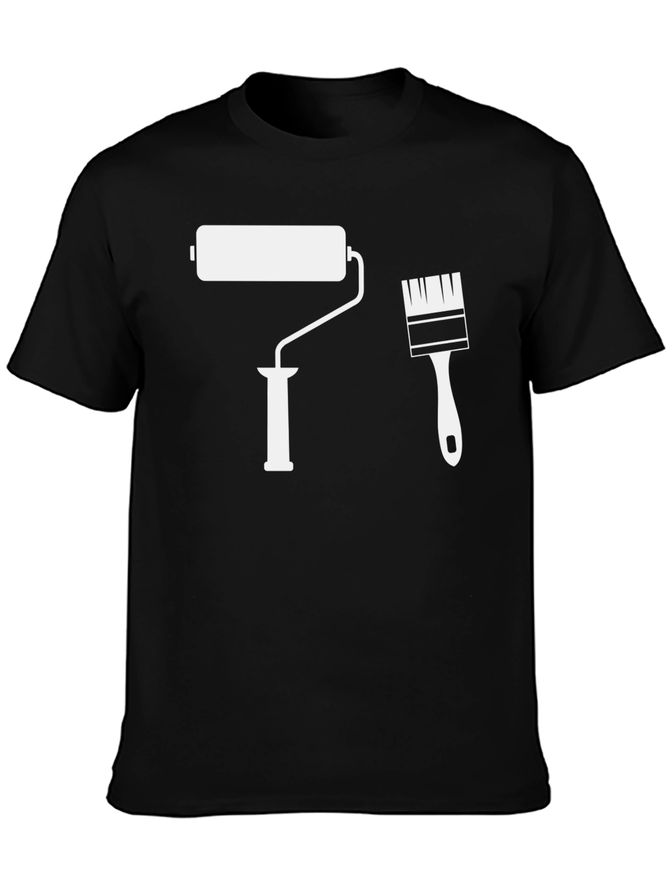 Painter T-Shirt - Brush and Roller Design