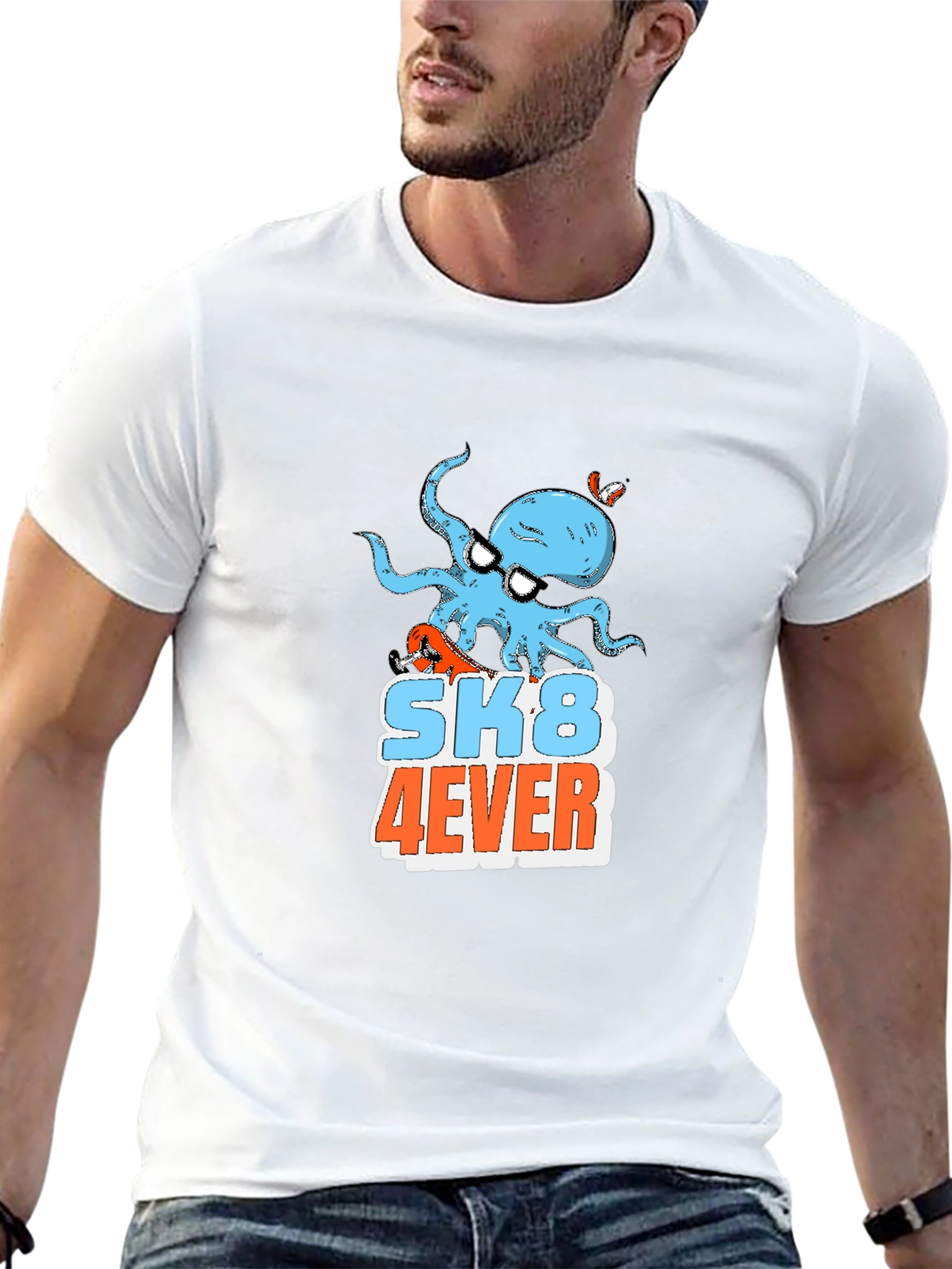 Sk8 4ever Octopus T-shirt