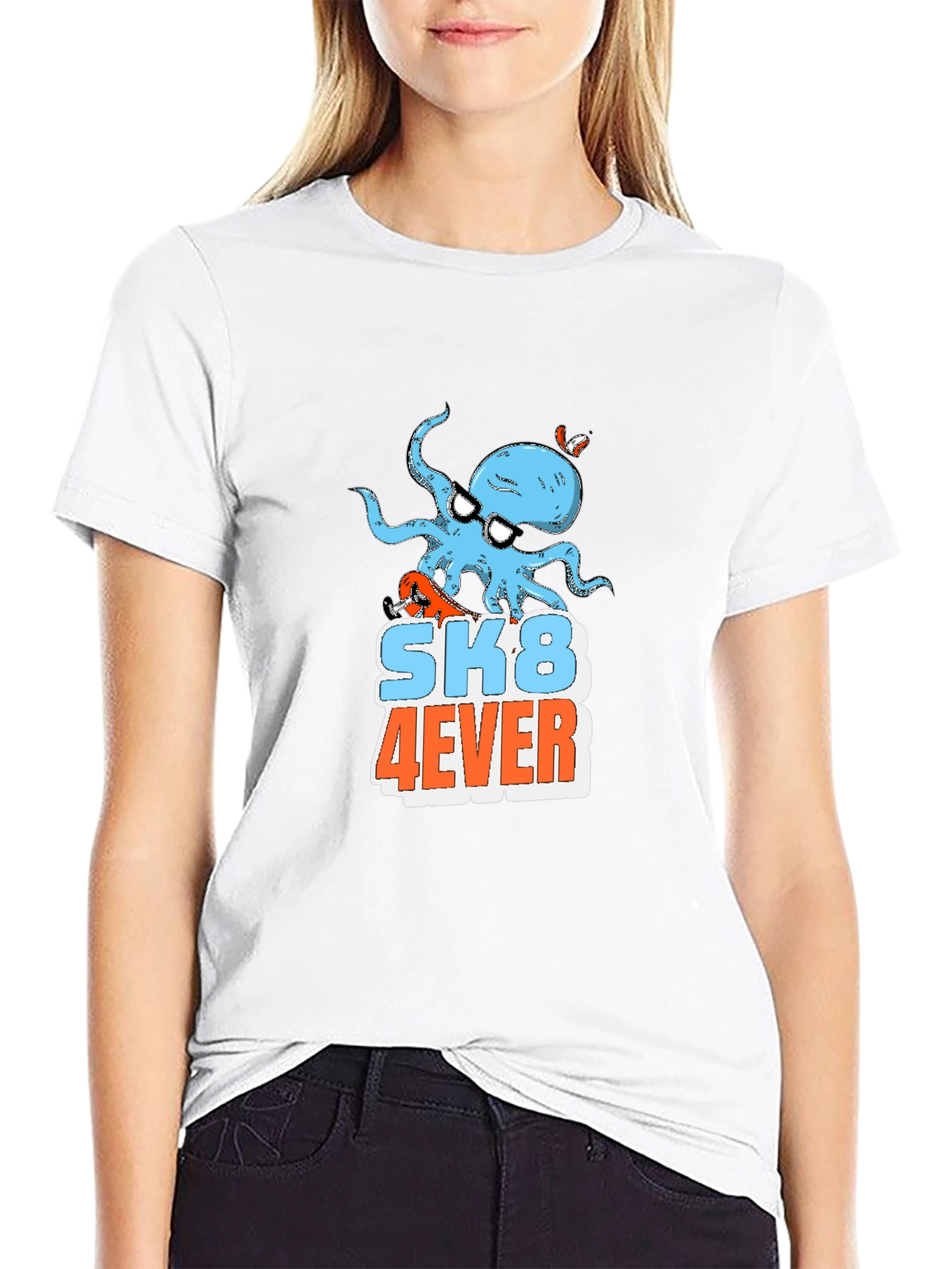 Sk8 4ever Octopus T-shirt