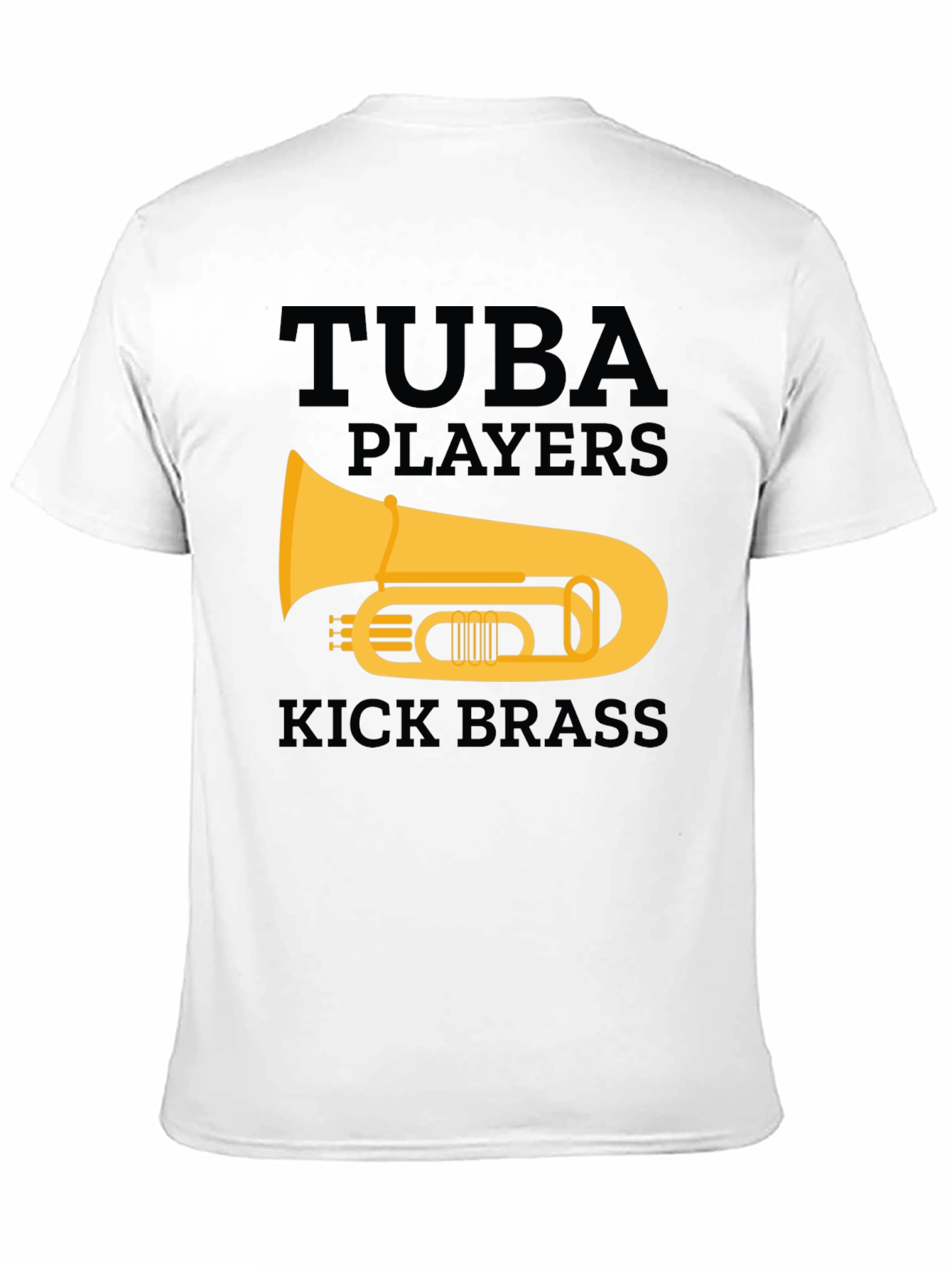 Tuba Players Kick Brass Graphic T-Shirt