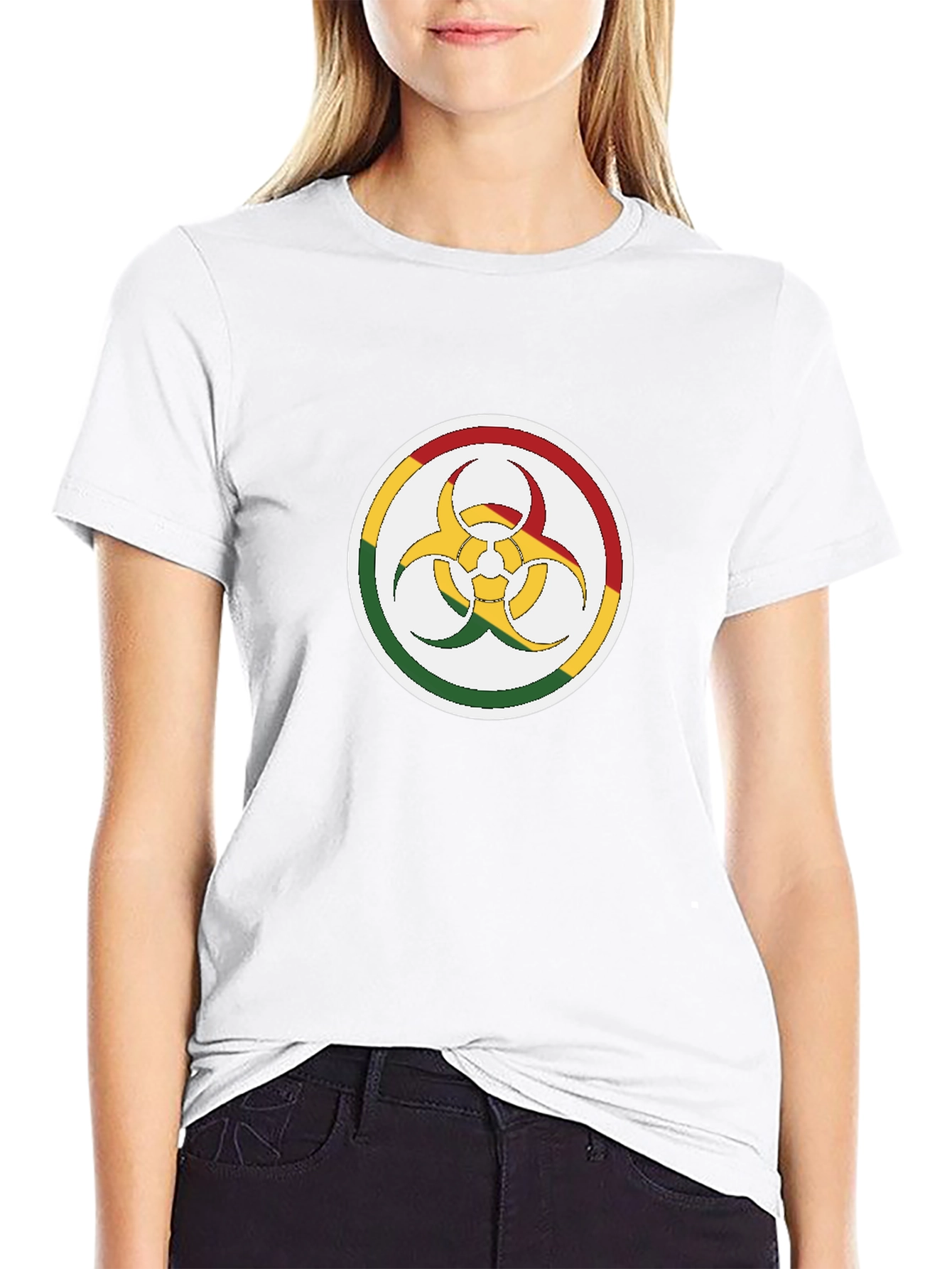Biohazard Symbol Tee - Black T-Shirt