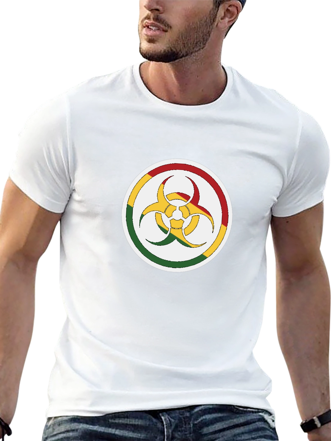 Biohazard Symbol Tee - Black T-Shirt