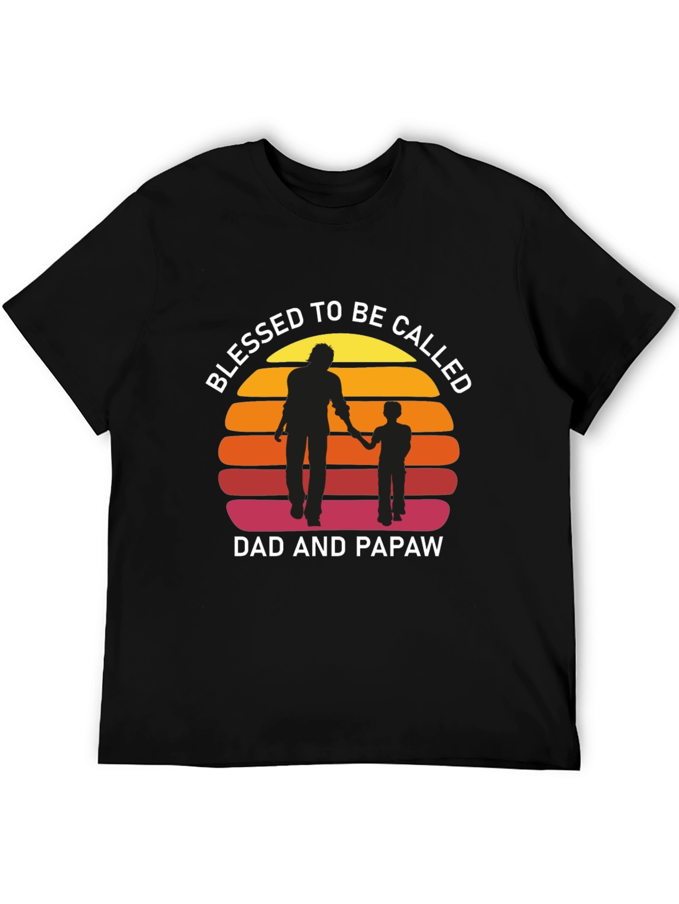 Blessed Dad & Papaw Graphic Tee