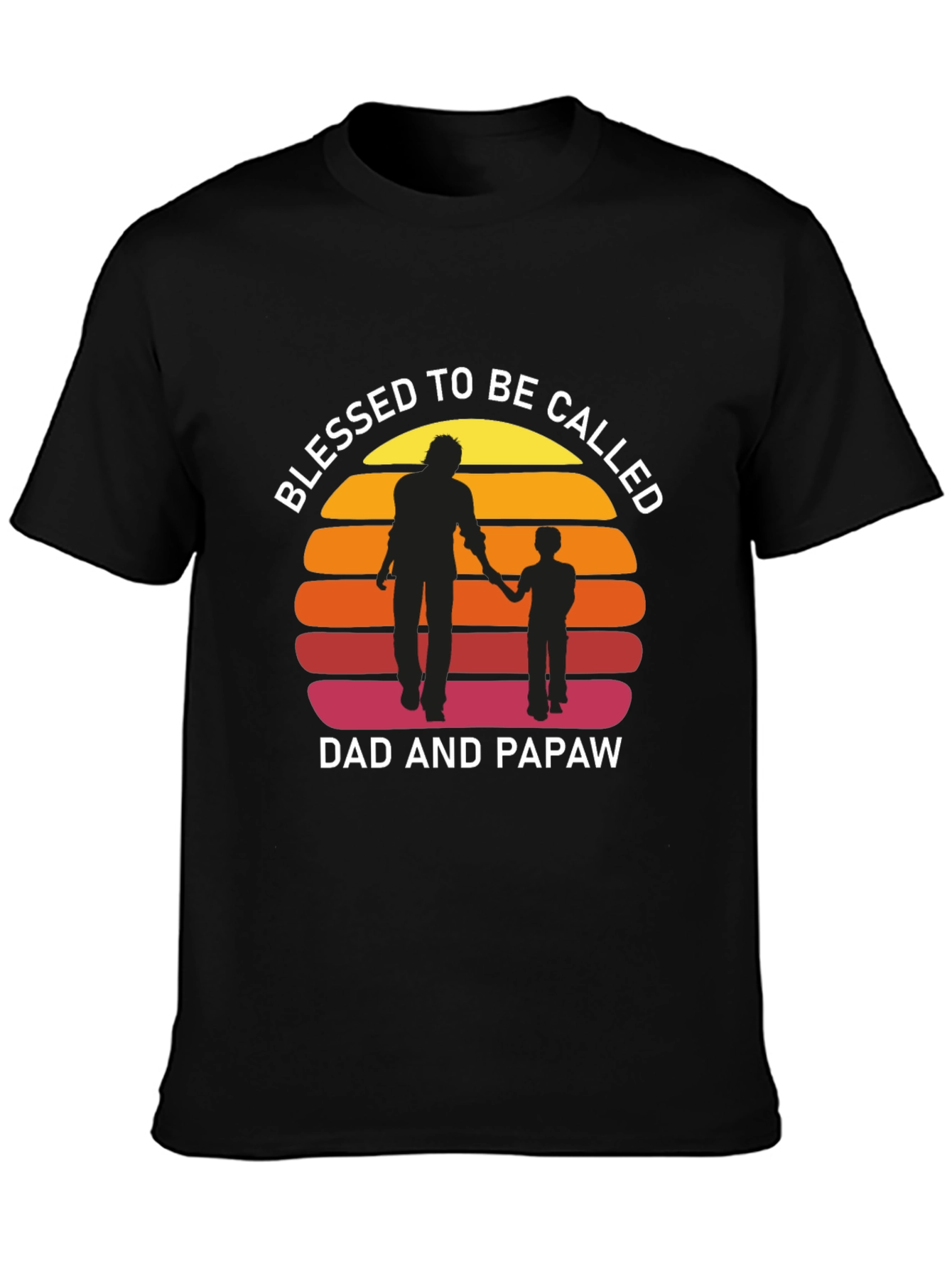 Blessed Dad & Papaw Graphic Tee