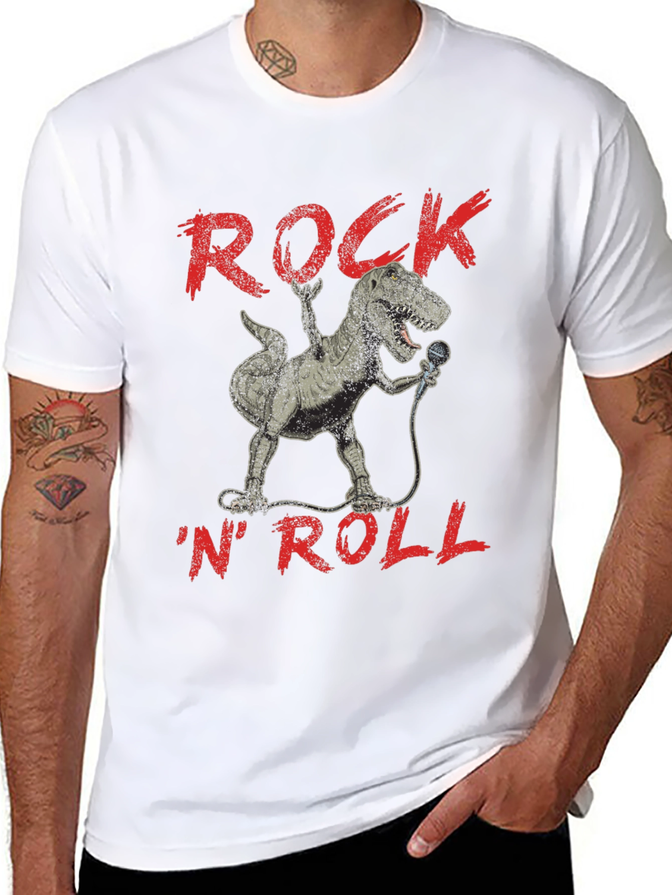 Rock N Roll Dinosaur T-Shirt