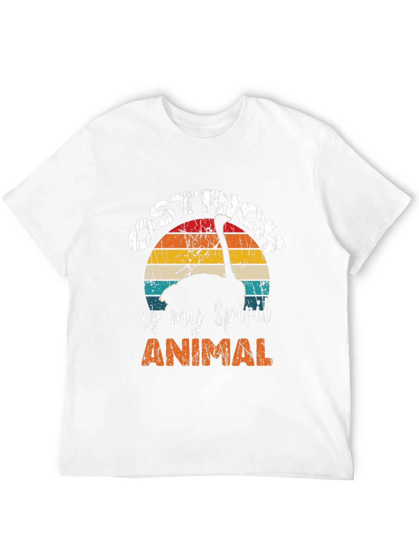 Ostrich Spirit Animal Graphic T-Shirt
