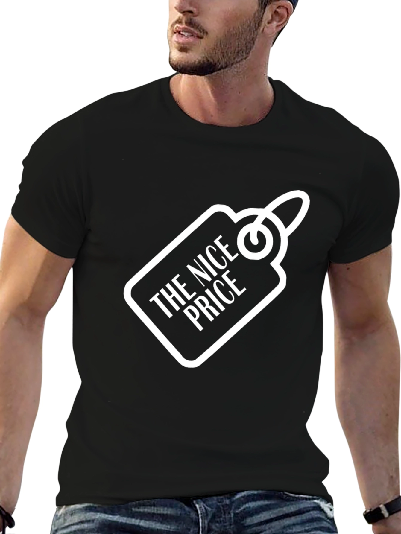 The Nice Price Black Graphic Tee