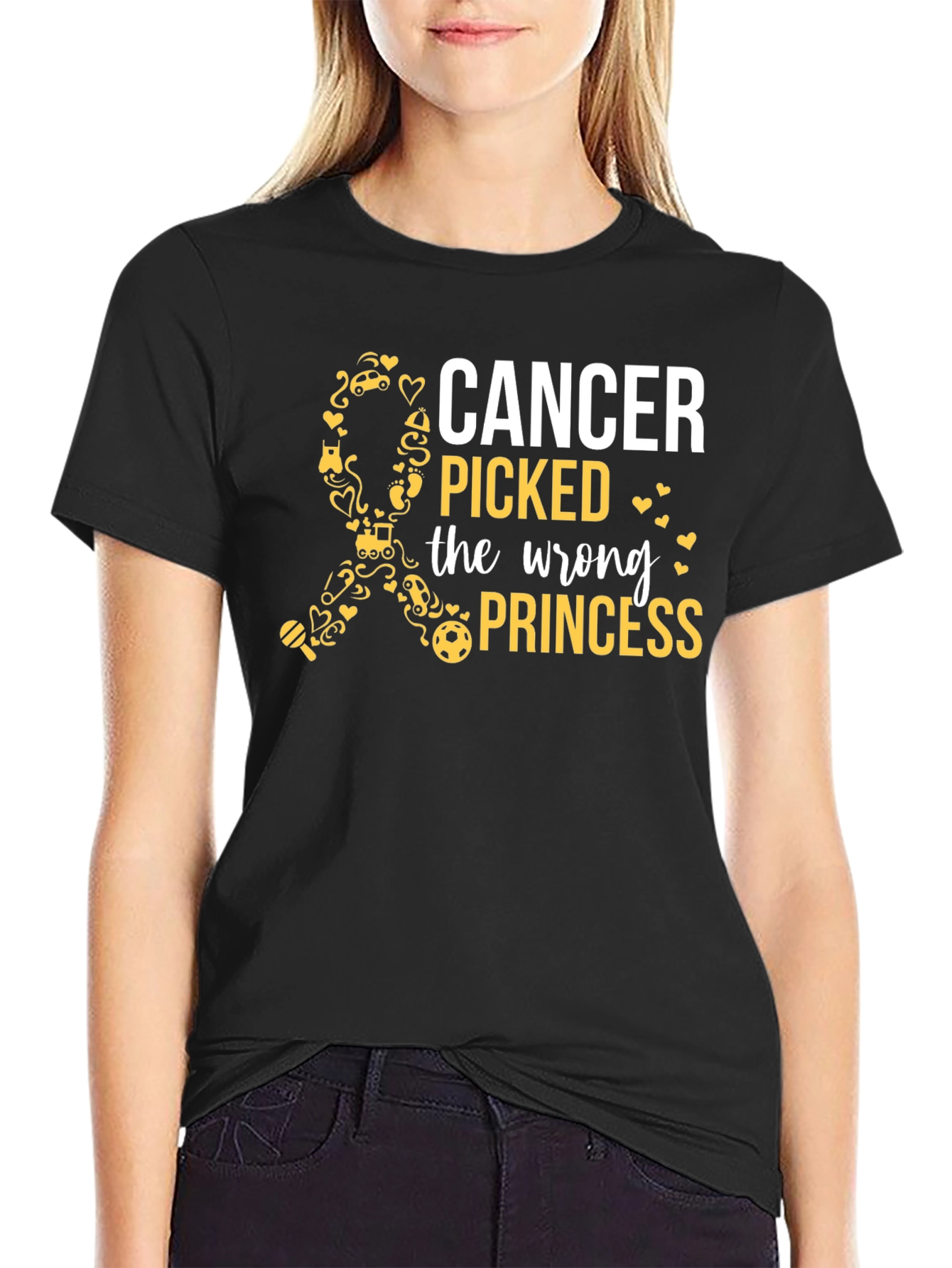 Cancer Picked the Wrong Princess T-Shirt