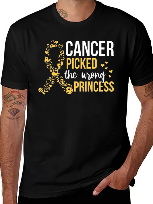 Cancer Picked the Wrong Princess T-Shirt