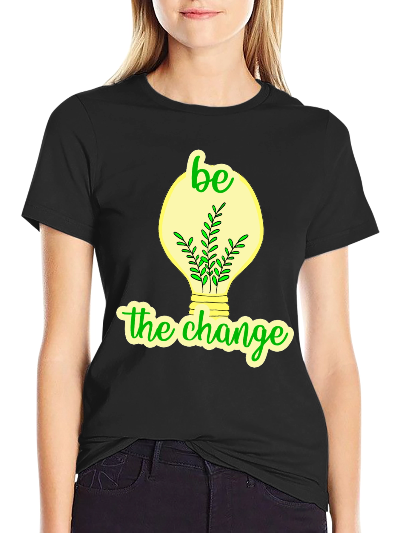 Eco-Friendly Be the Change Graphic Tee