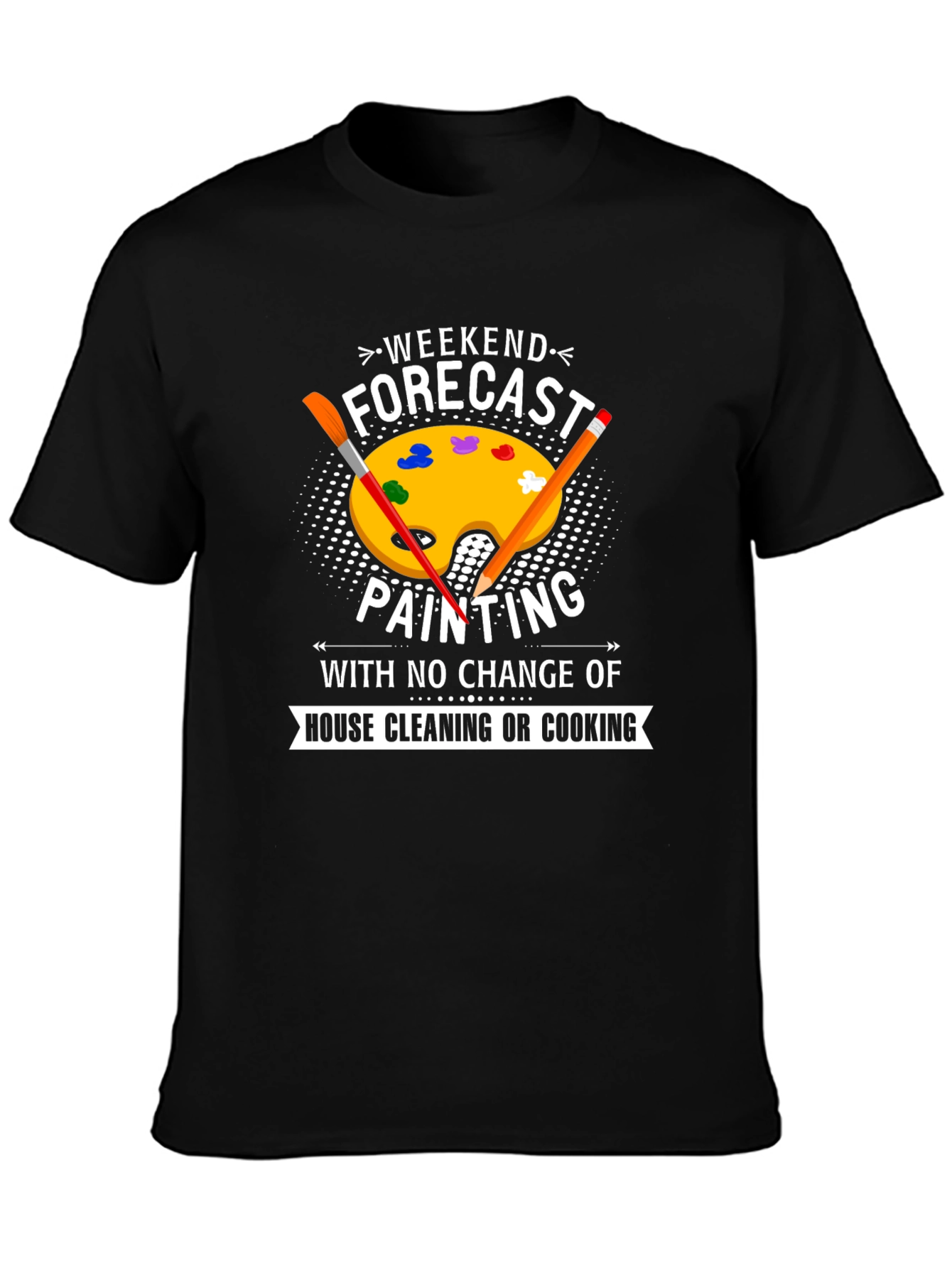 Weekend Forecast Painting T-Shirt