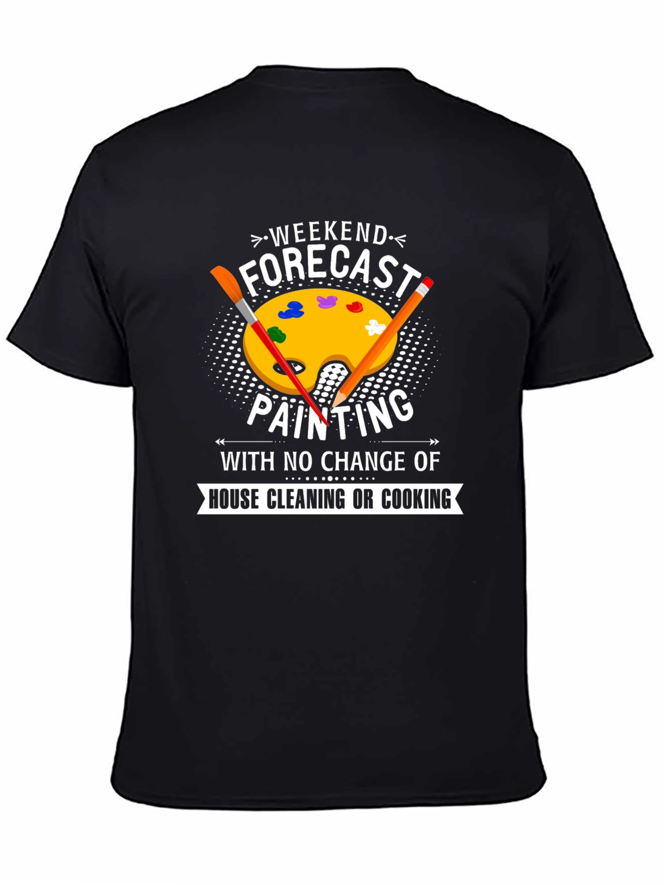 Weekend Forecast Painting T-Shirt