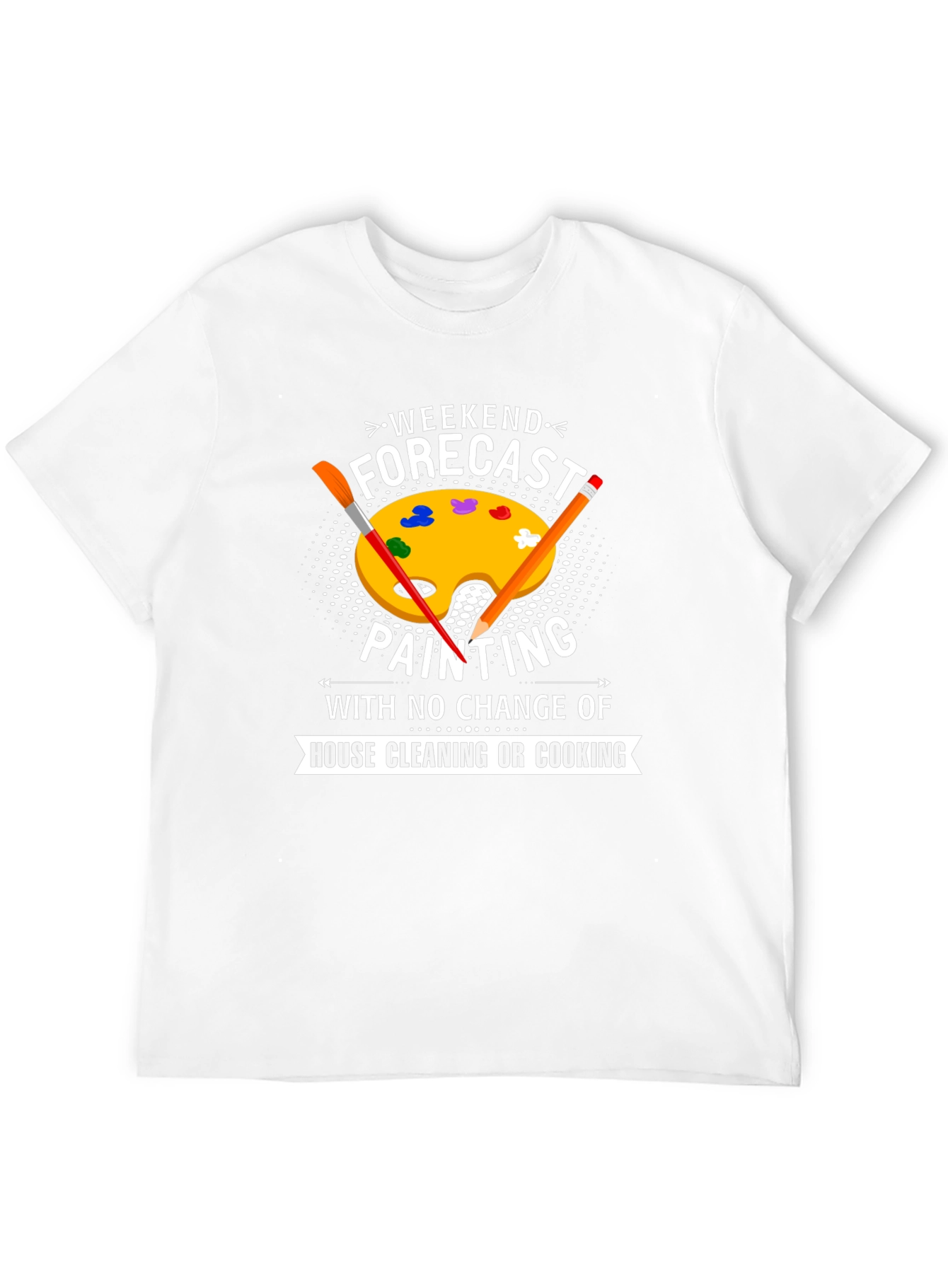 Weekend Forecast Painting T-Shirt