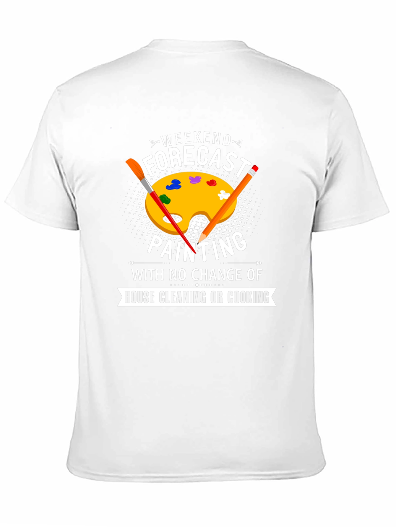 Weekend Forecast Painting T-Shirt