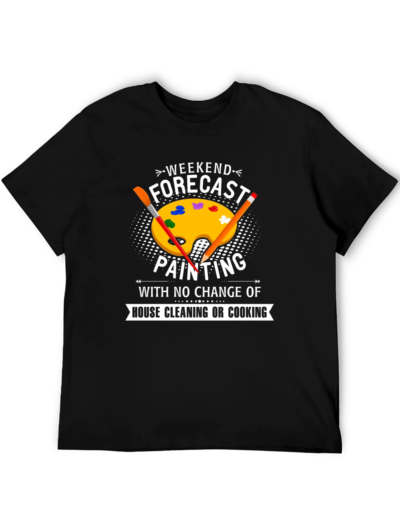 Weekend Forecast Painting T-Shirt