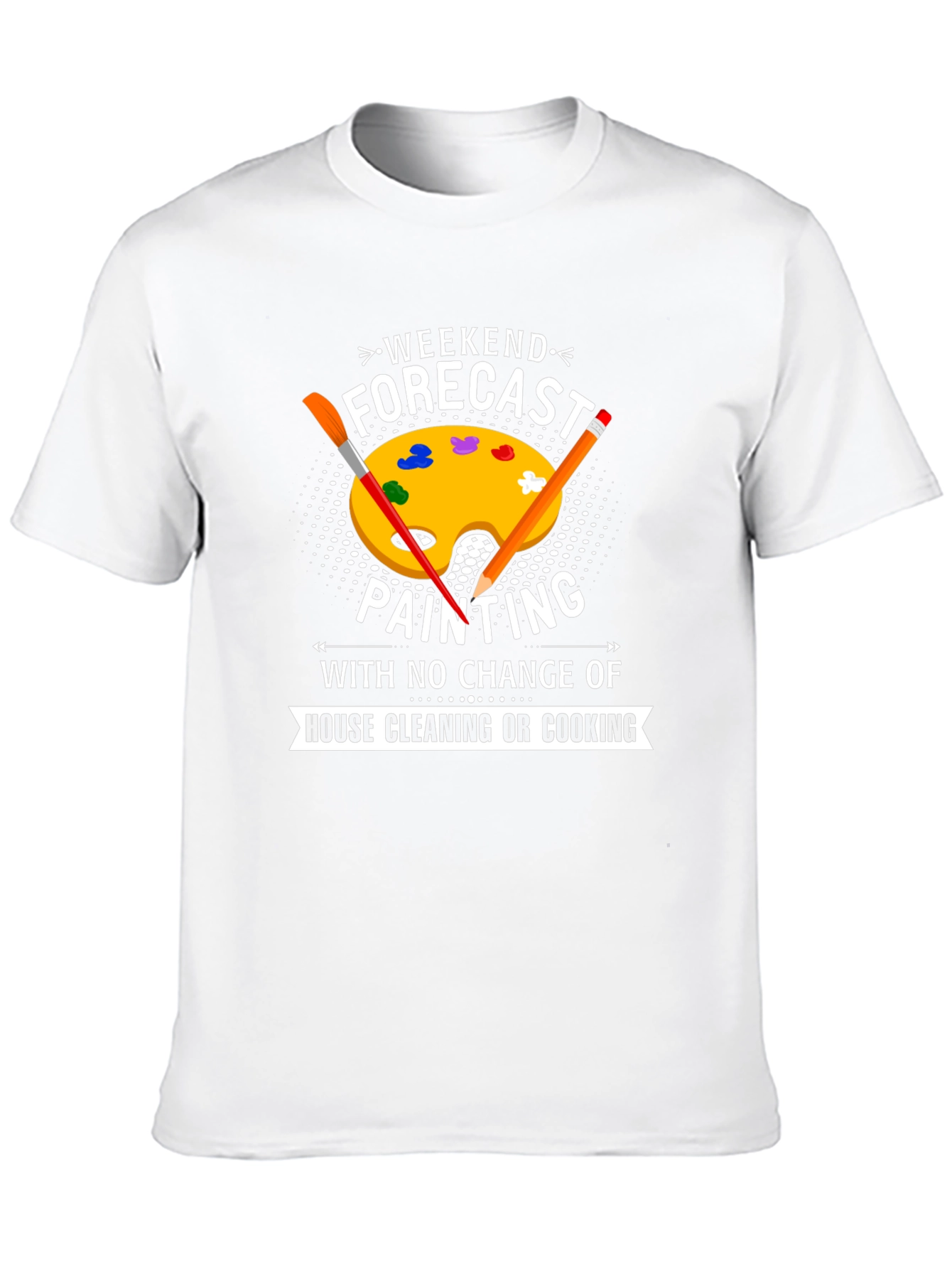 Weekend Forecast Painting T-Shirt
