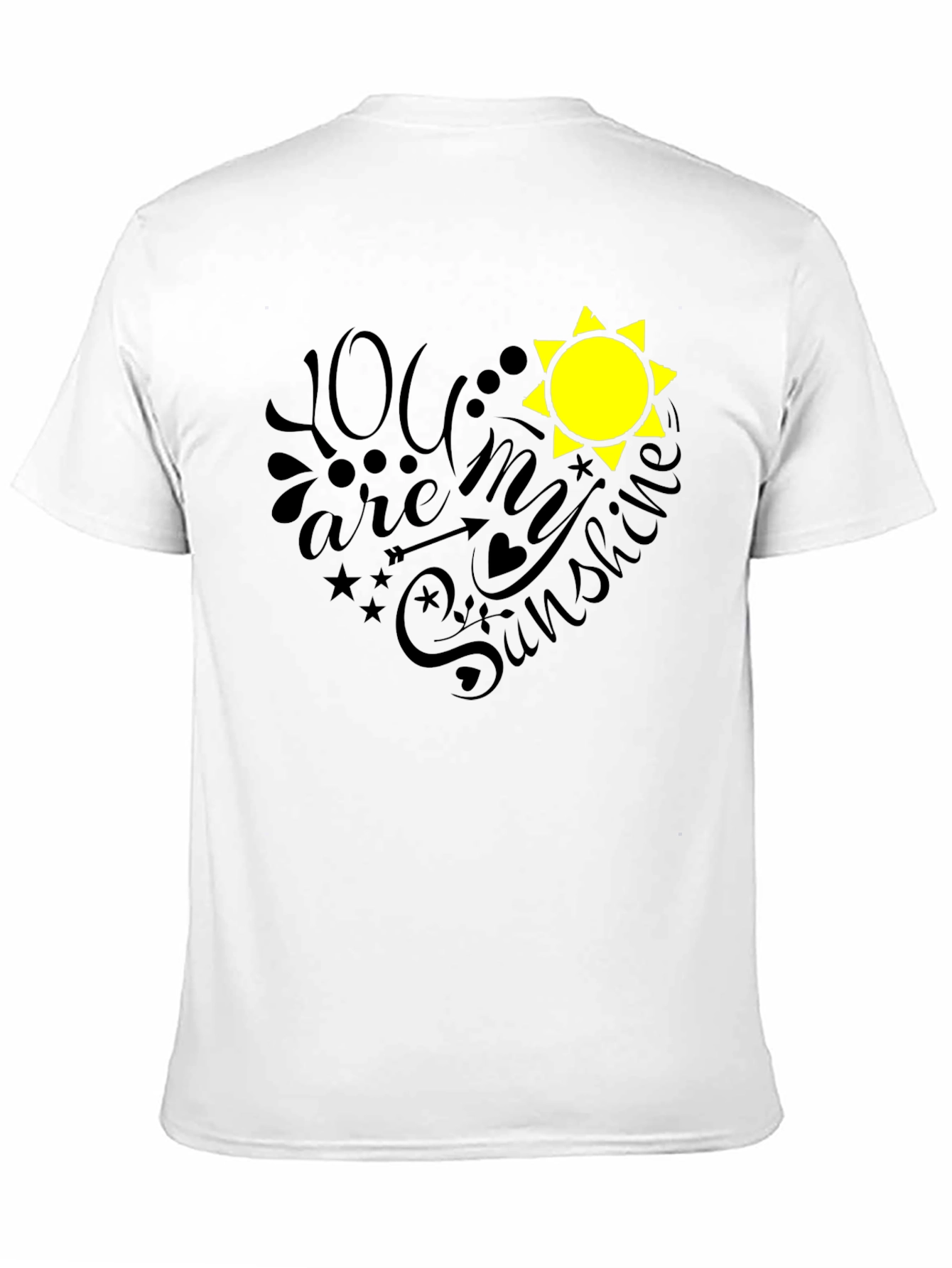 You are My Sunshine Black Graphic Tee
