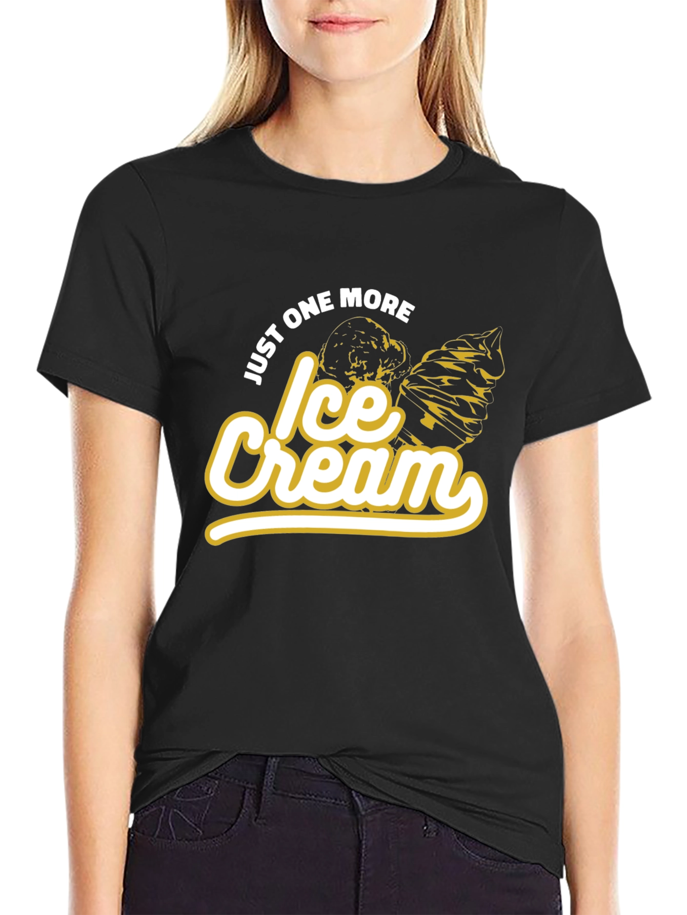 Just One More Ice Cream Graphic Tee