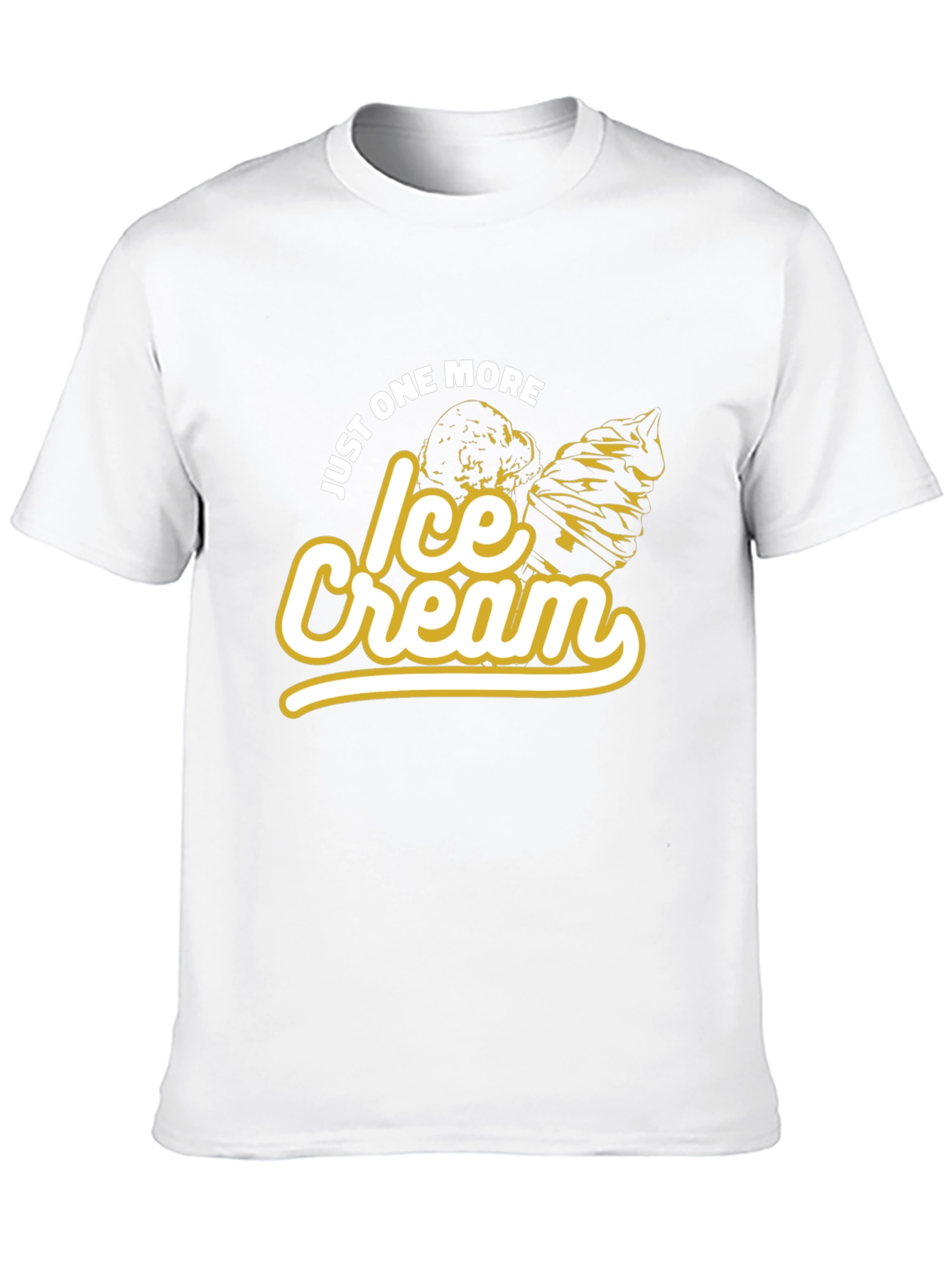 Just One More Ice Cream Graphic Tee