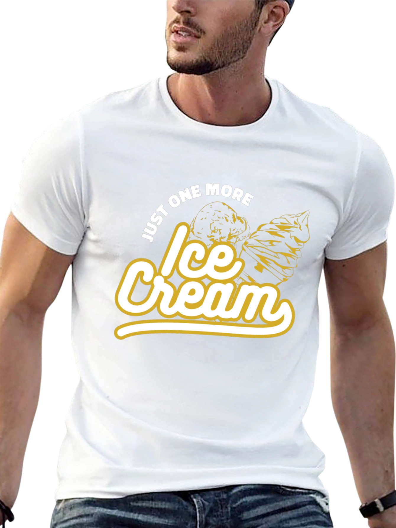 Just One More Ice Cream Graphic Tee