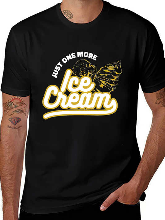 Just One More Ice Cream Graphic Tee