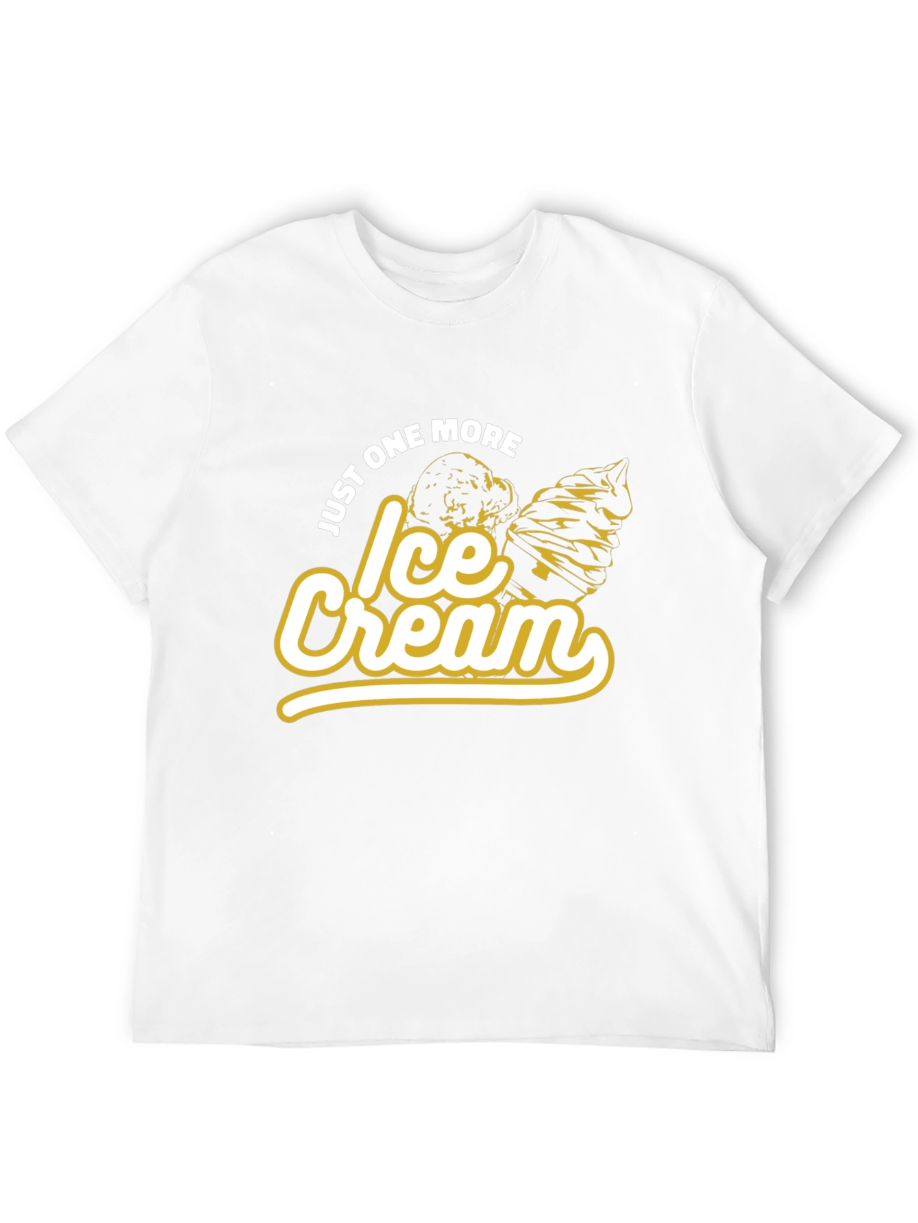 Just One More Ice Cream Graphic Tee