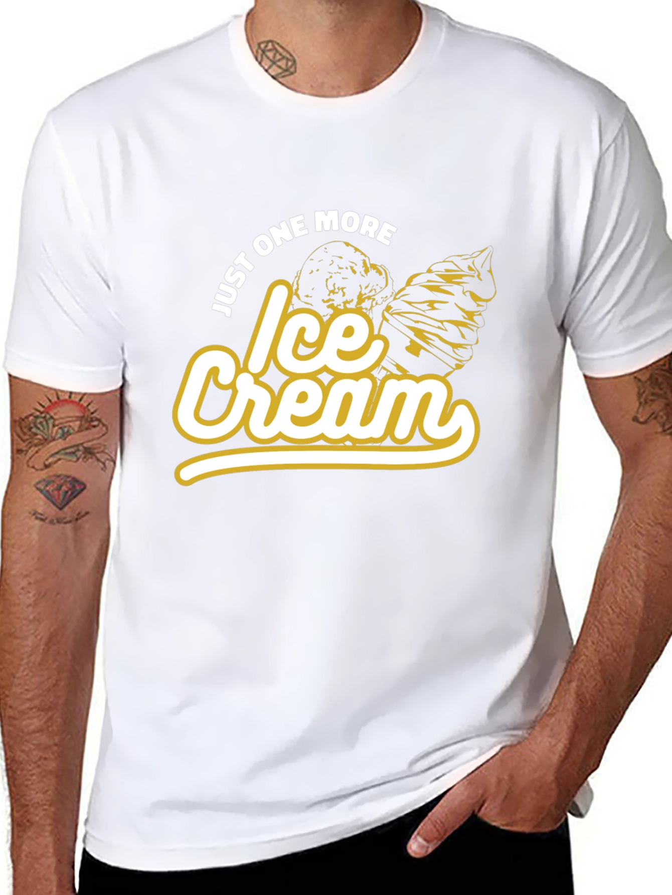 Just One More Ice Cream Graphic Tee