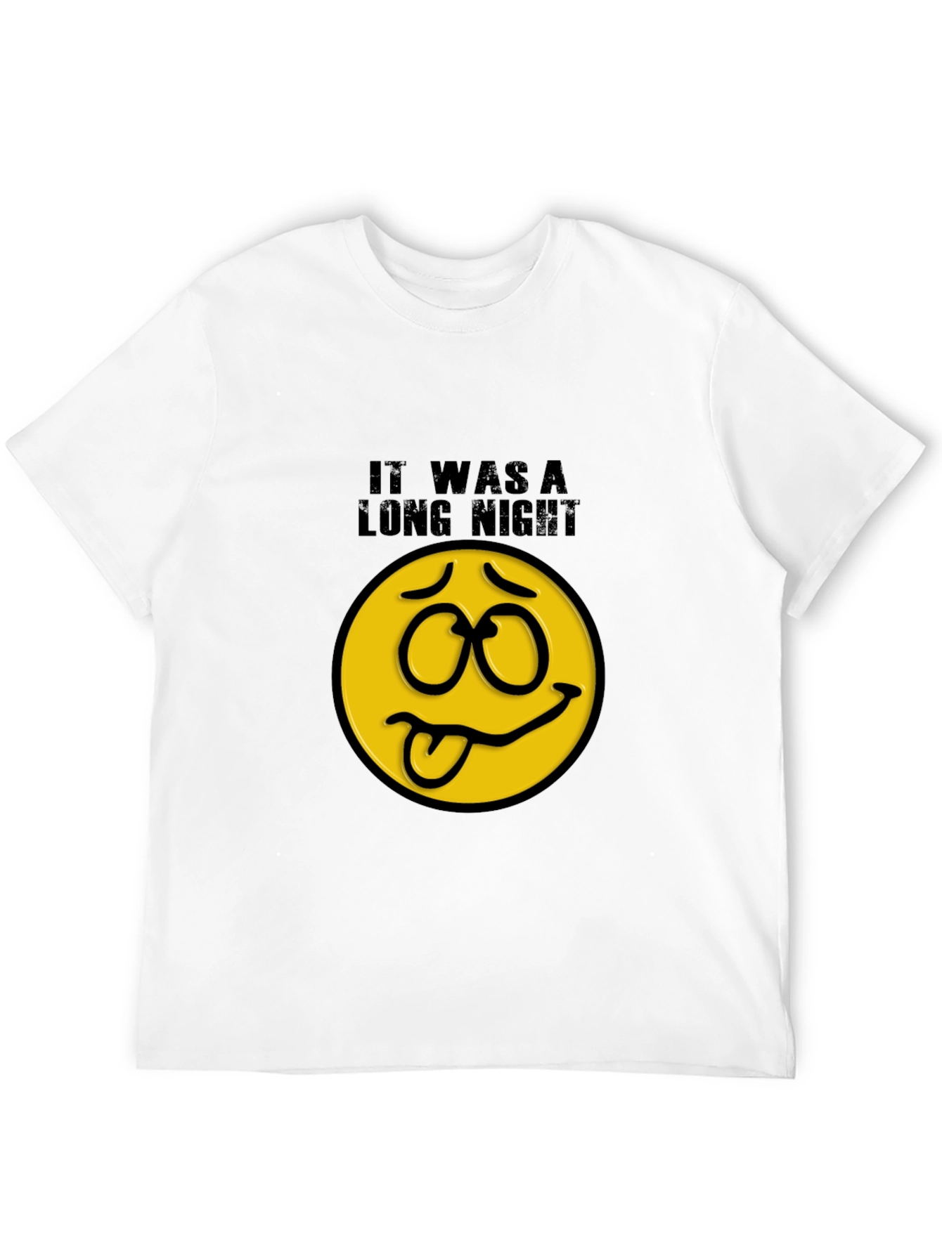 It Was A Long Night Funny Graphic Tee