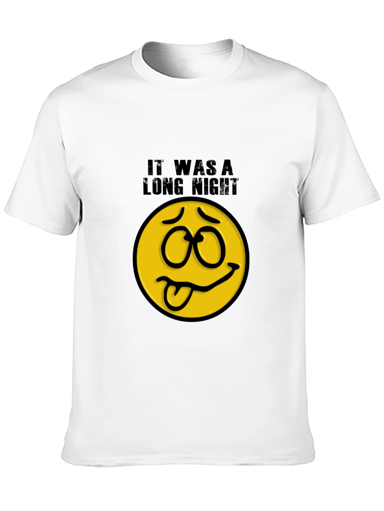 It Was A Long Night Funny Graphic Tee