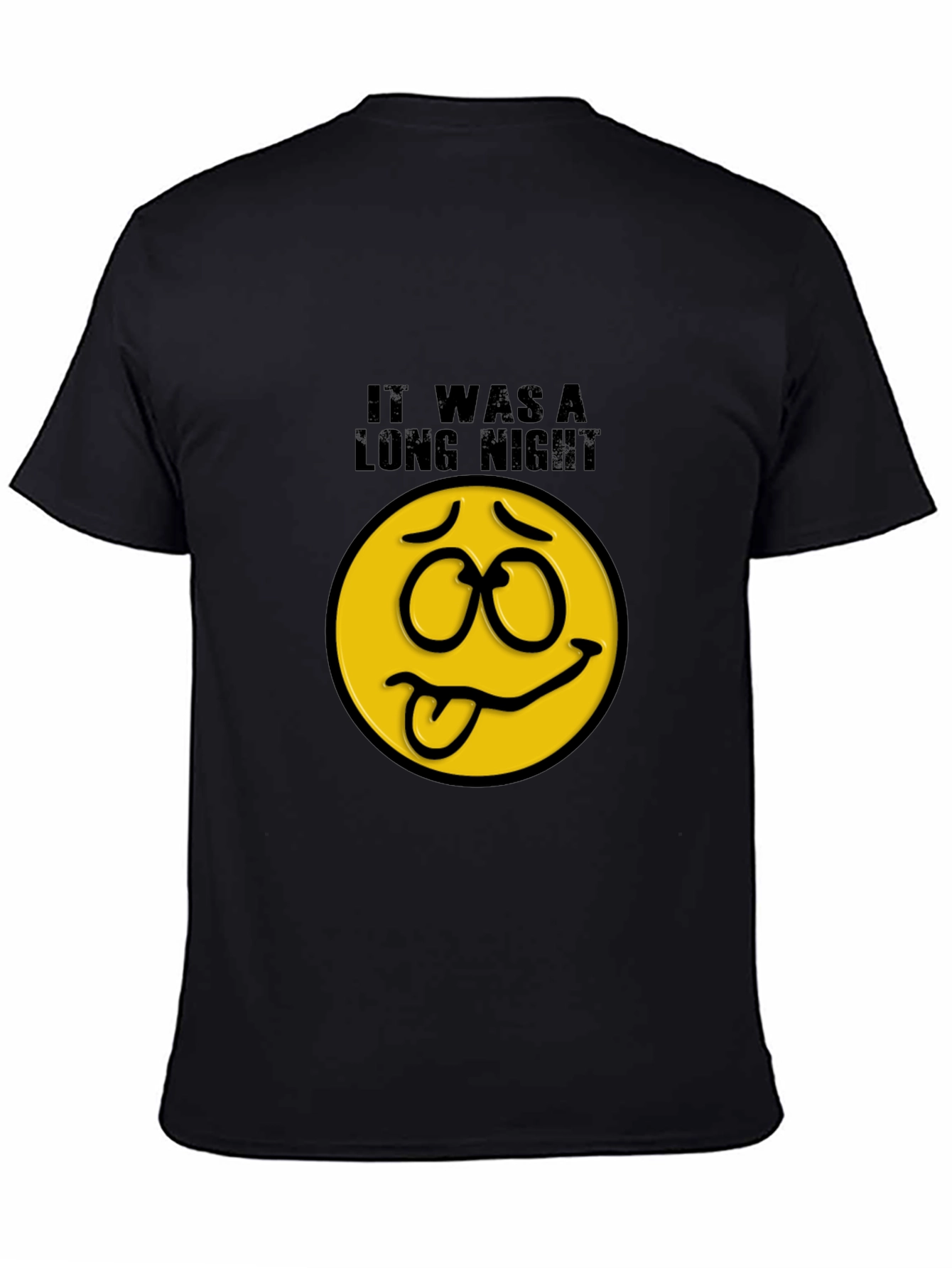 It Was A Long Night Funny Graphic Tee
