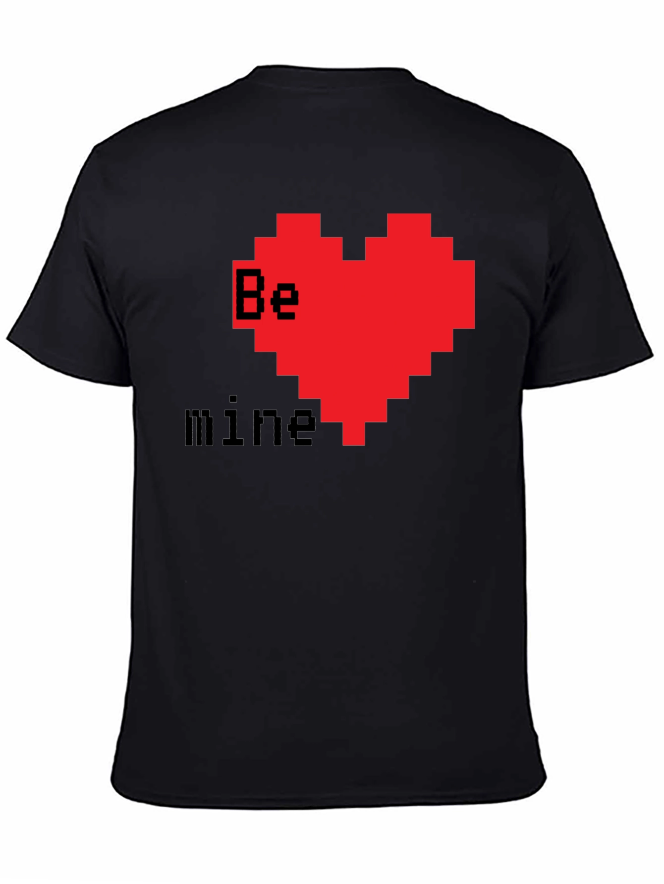 Pixel Heart Valentines T-Shirt - Be Mine