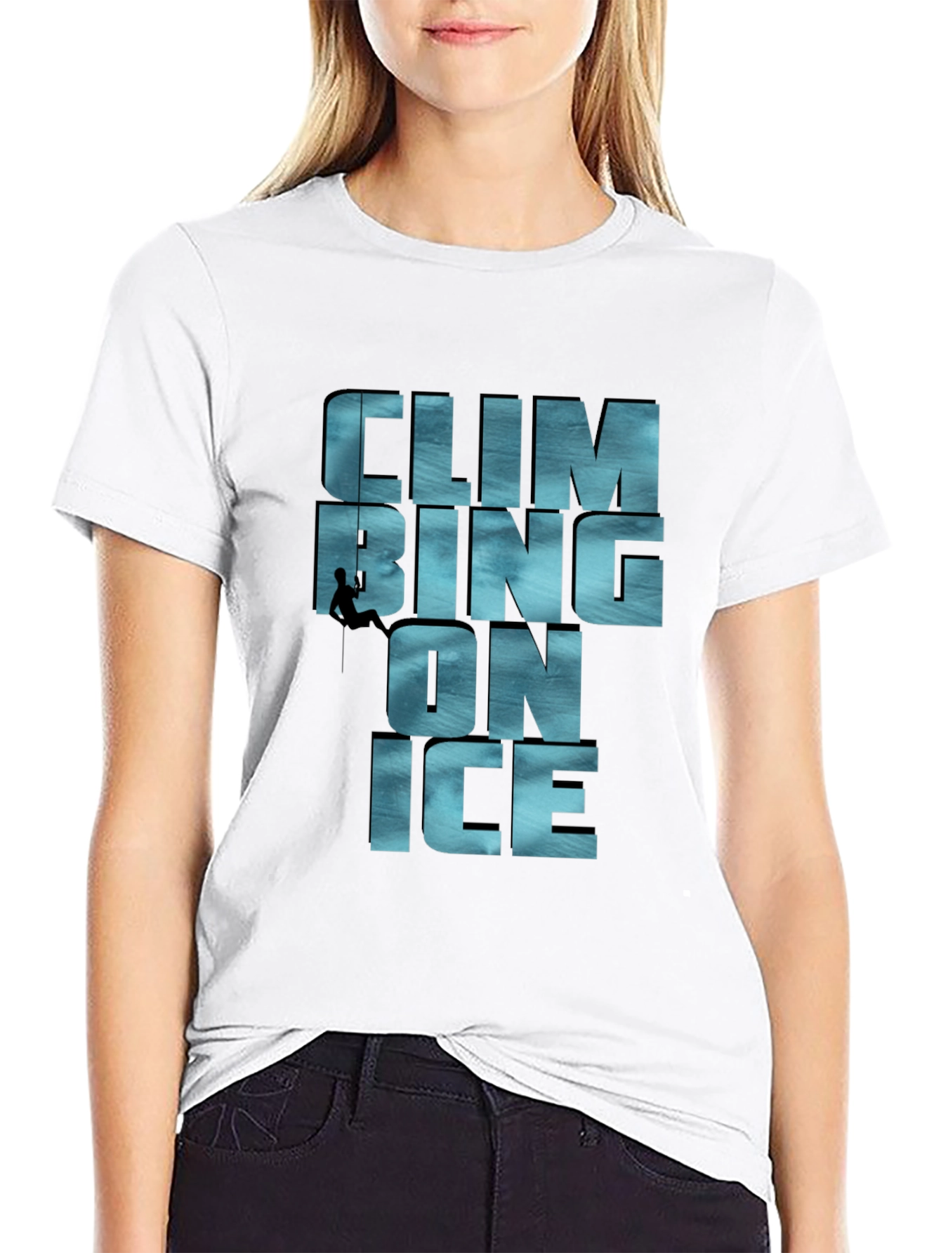 Climbing On Ice T-Shirt