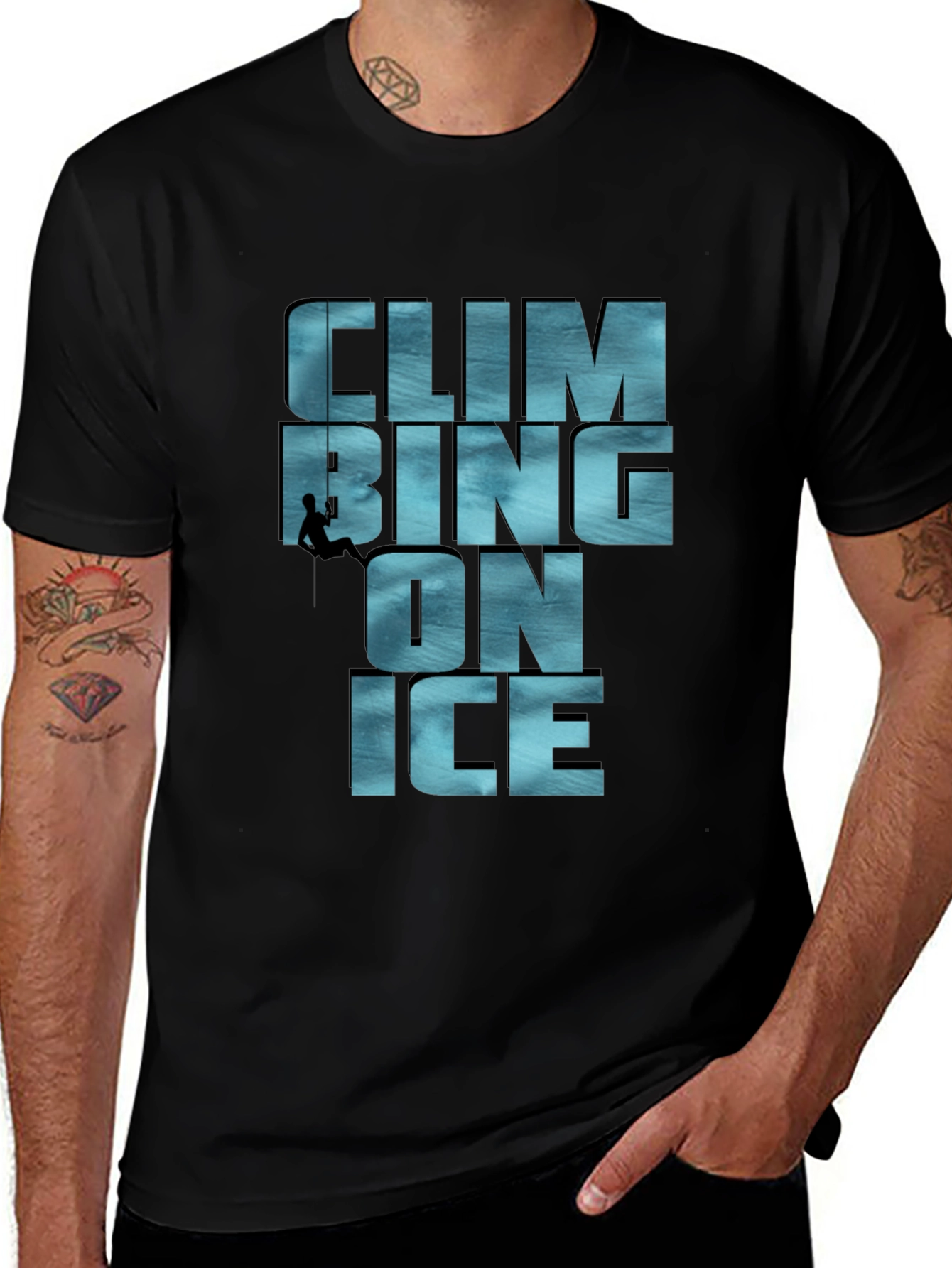 Climbing On Ice T-Shirt