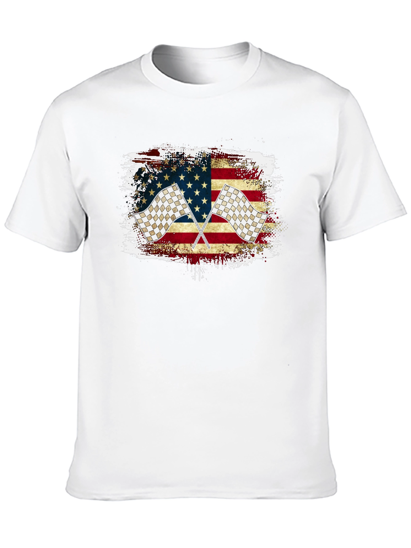 Racing Flag USA T-Shirt
