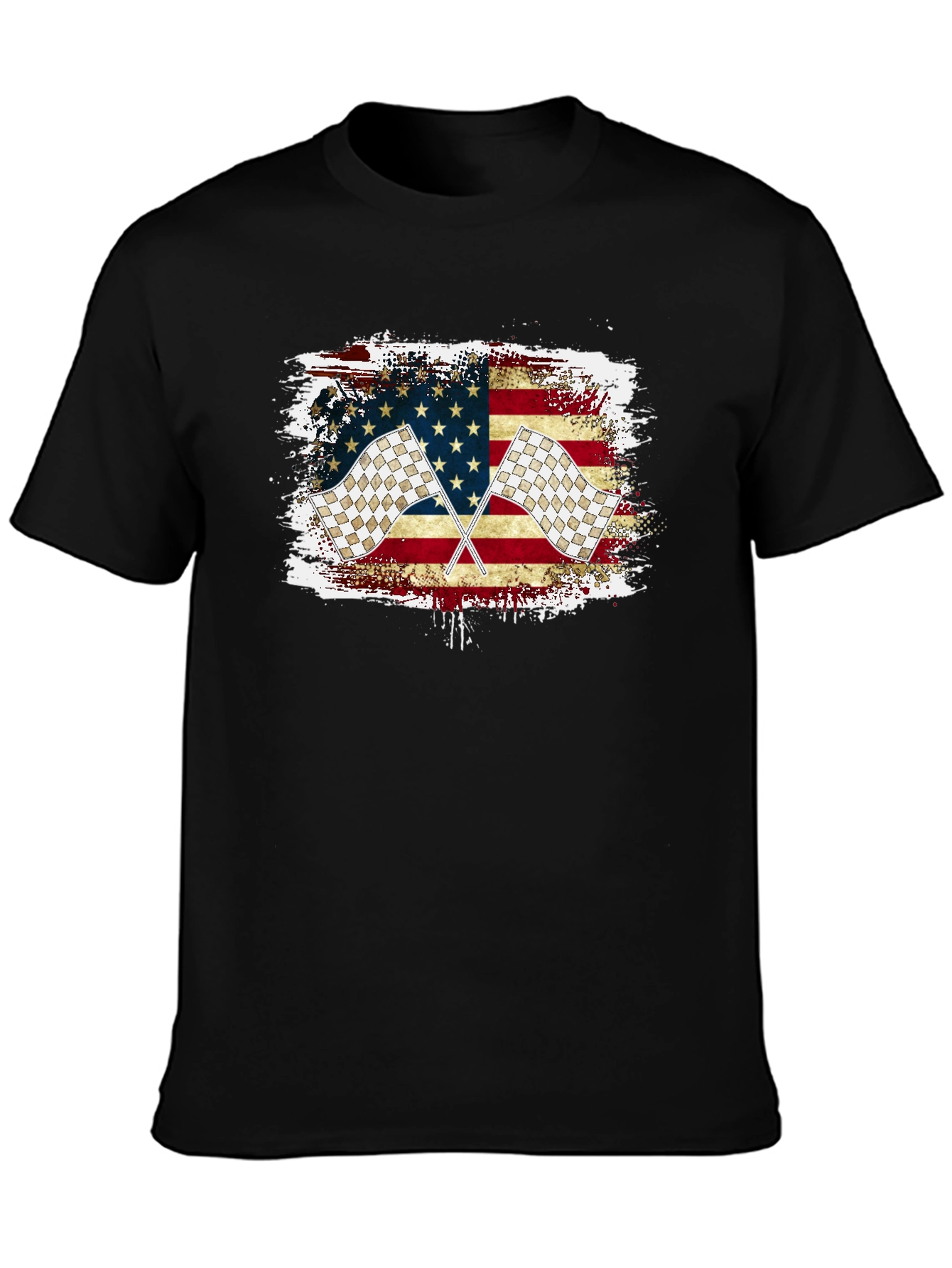Racing Flag USA T-Shirt