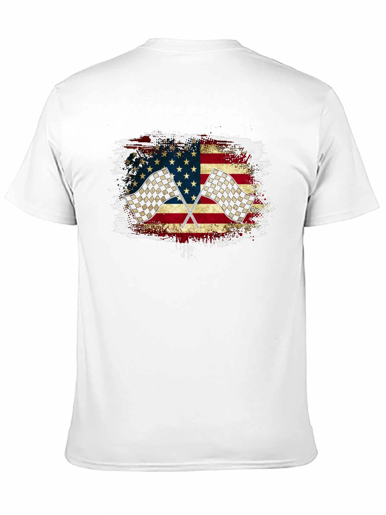 Racing Flag USA T-Shirt