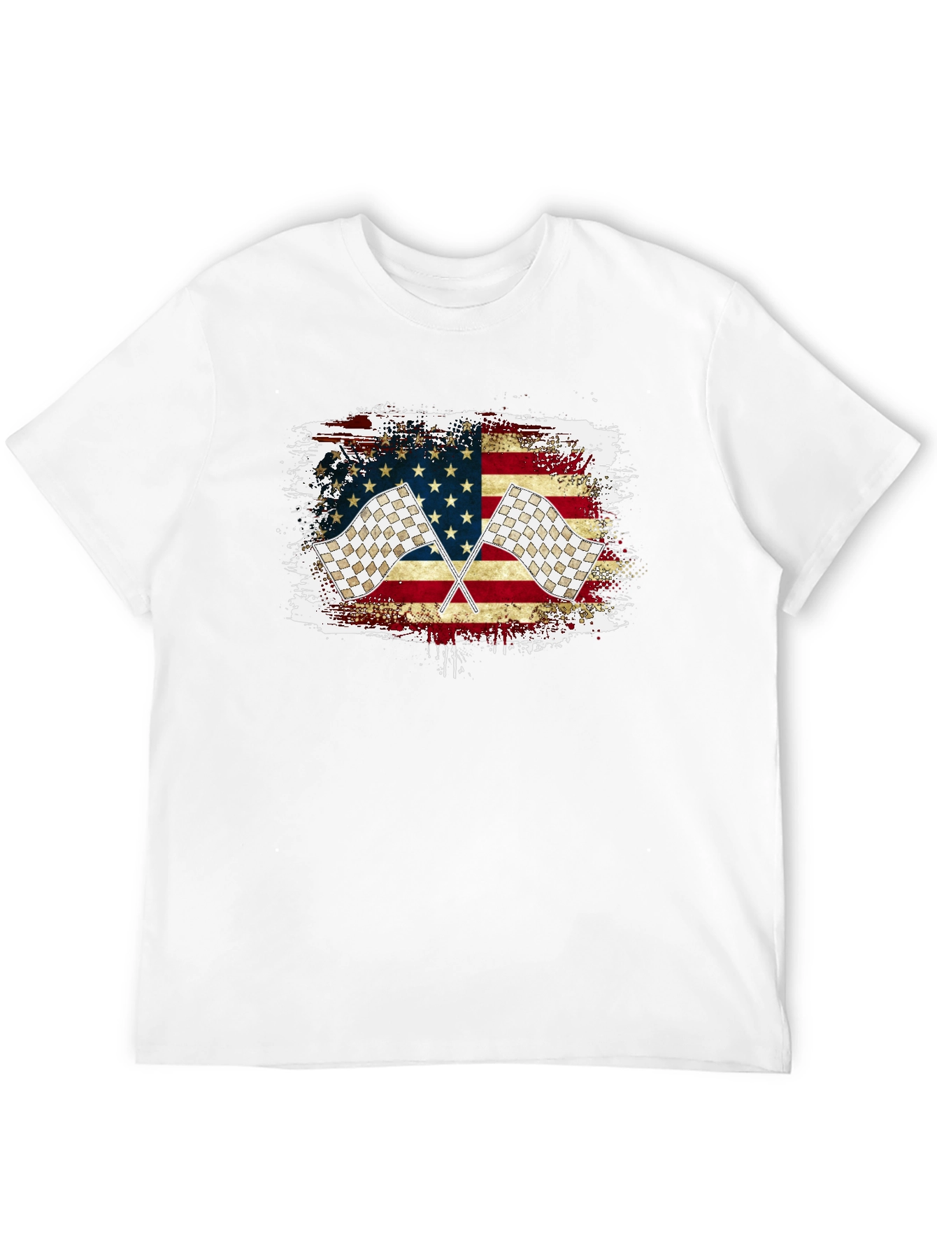 Racing Flag USA T-Shirt