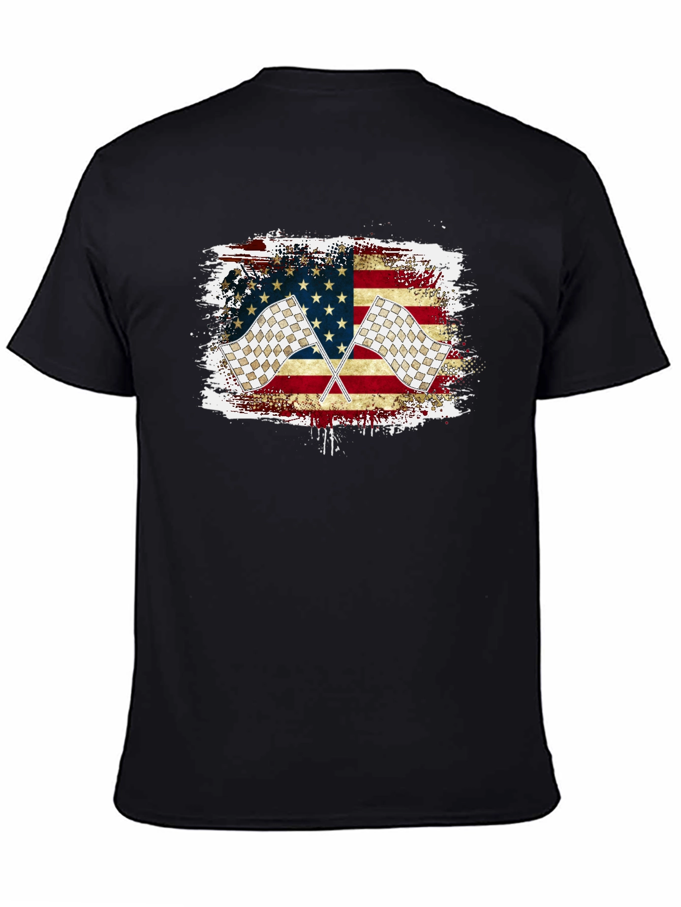 Racing Flag USA T-Shirt