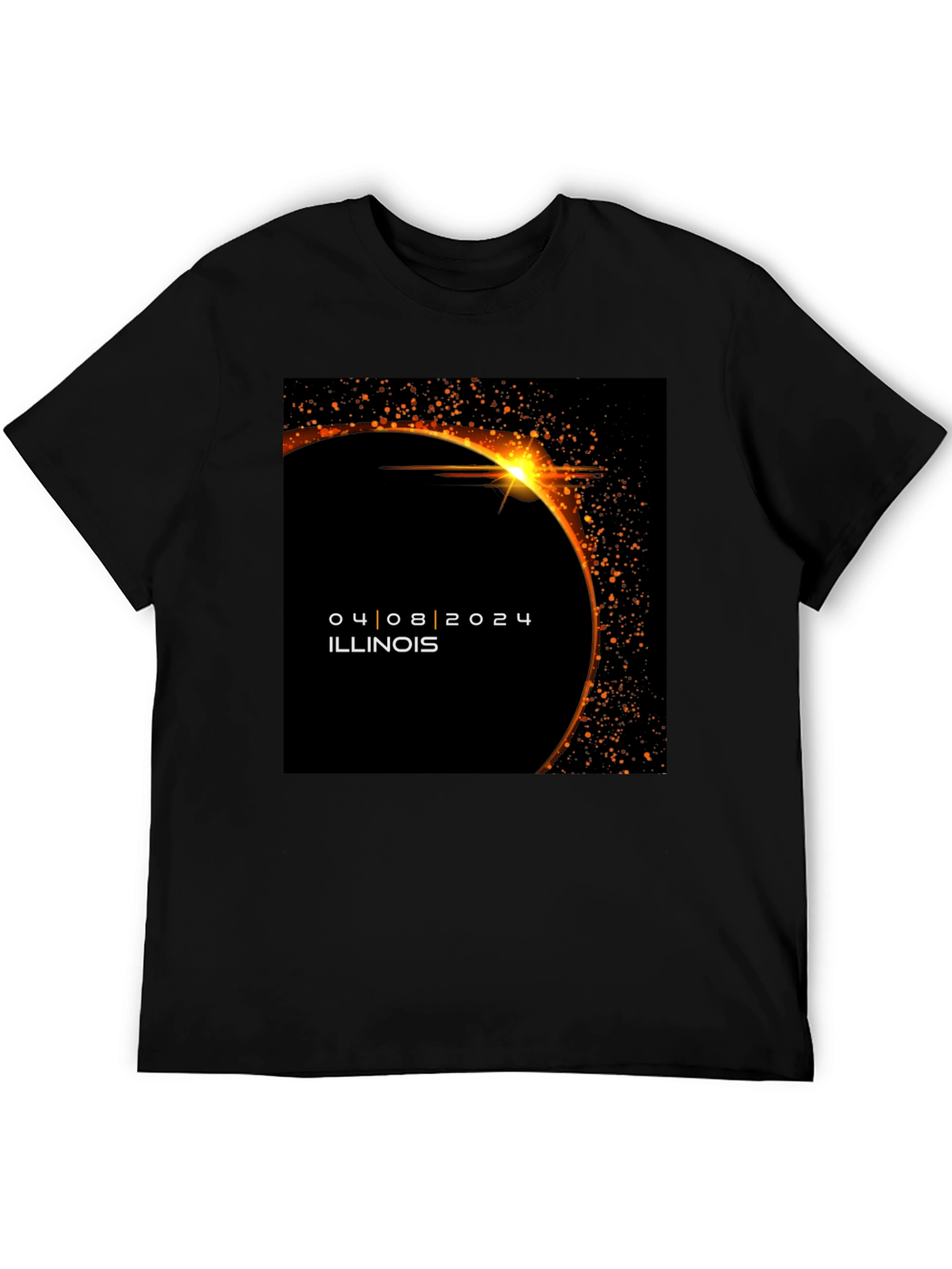 Illinois Eclipse T-Shirt - April 8 2024