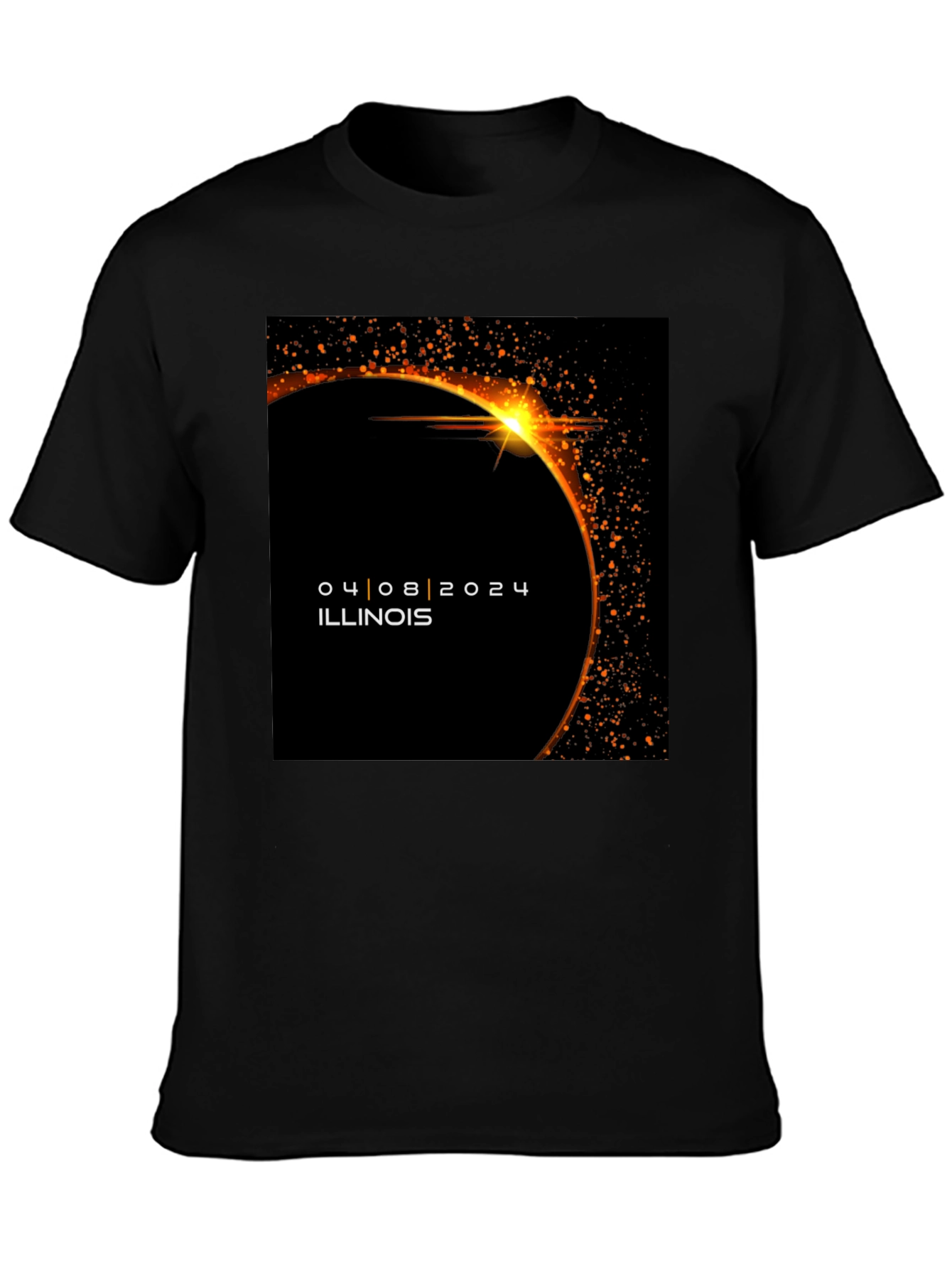 Illinois Eclipse T-Shirt - April 8 2024
